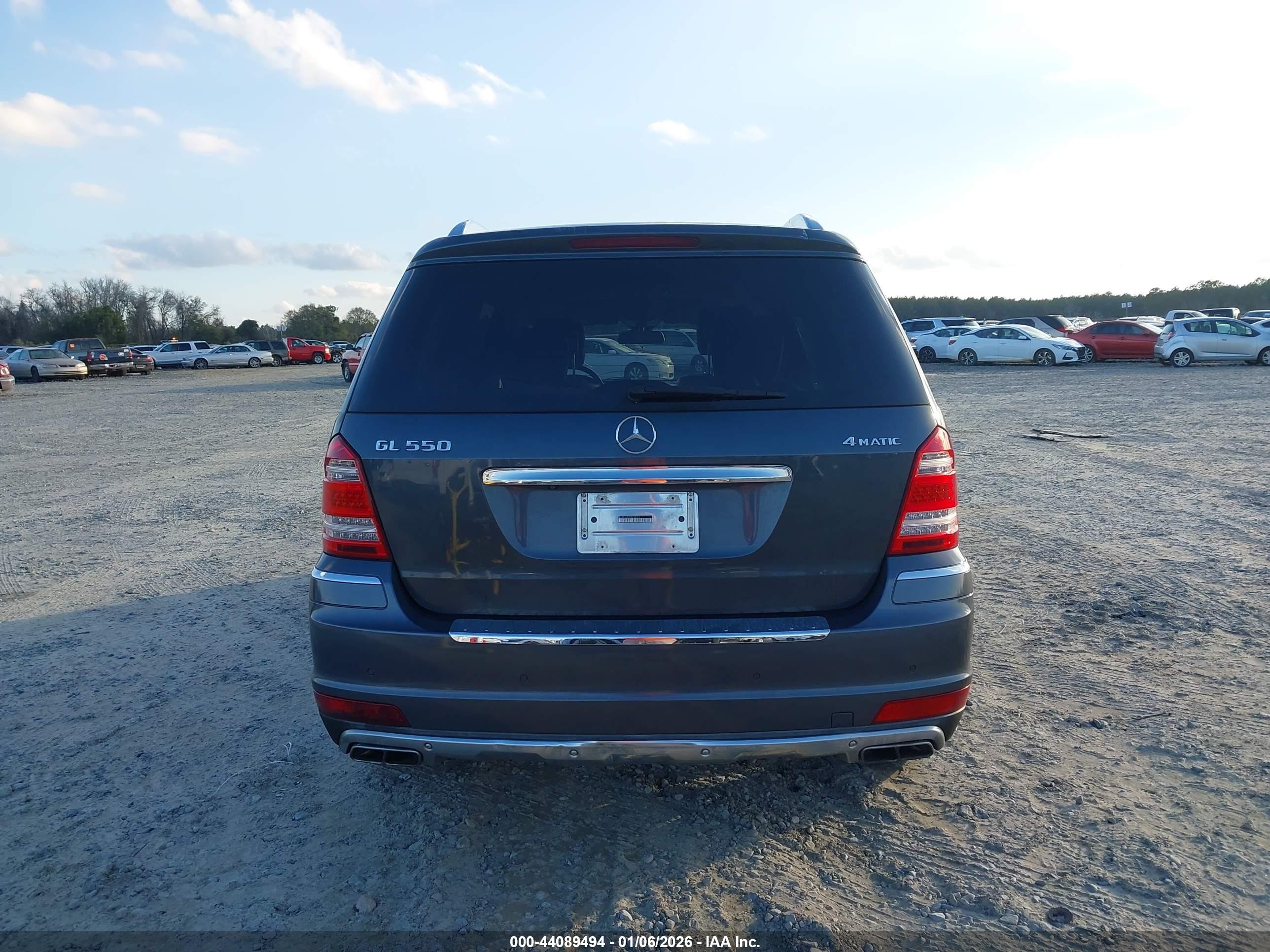 2011 Mercedes-benz Gl 550 4matic Gray vin: 4JGBF8GE4BA648196