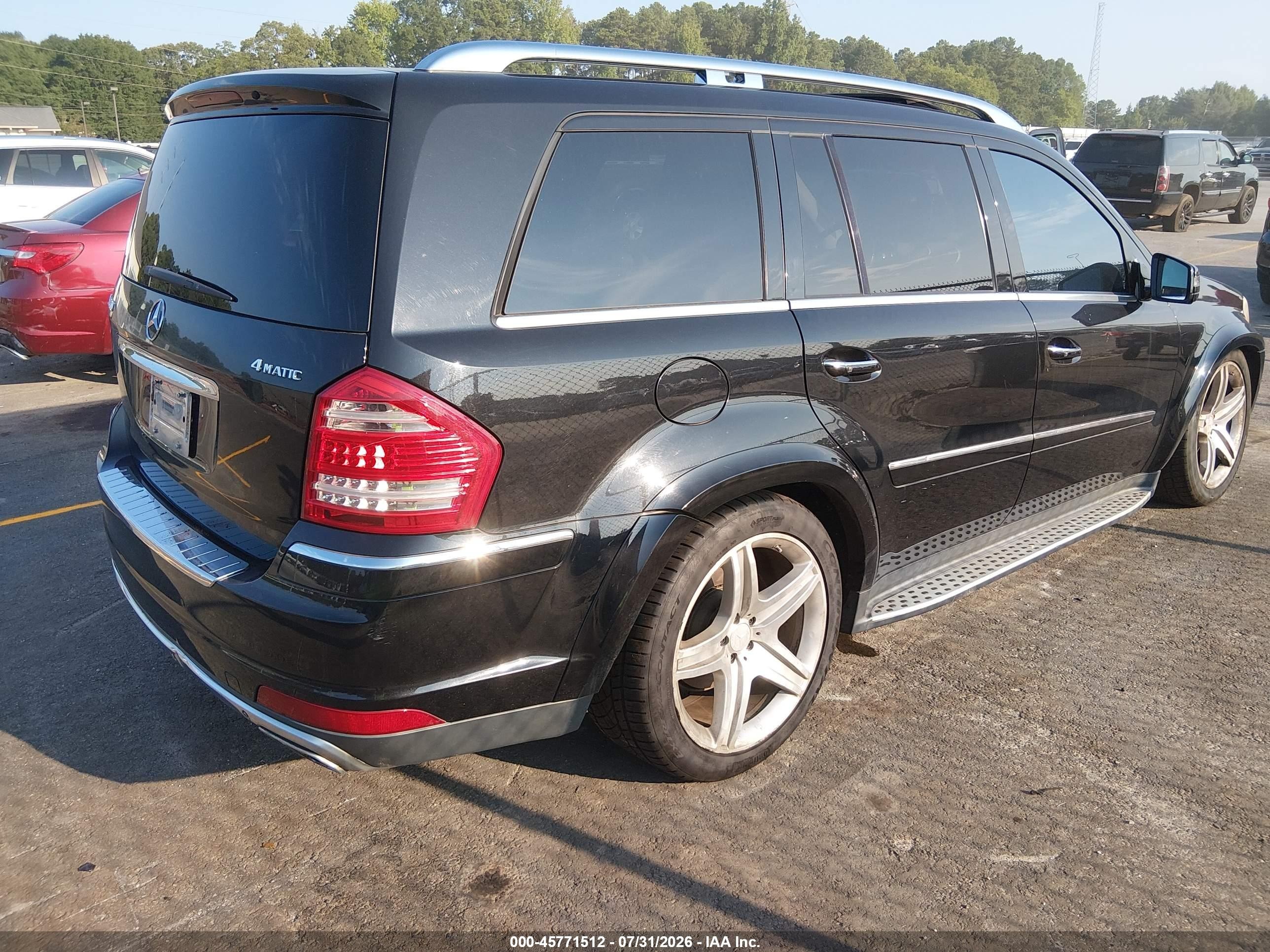 2011 Mercedes-benz Gl 550 4matic Black vin: 4JGBF8GE5BA657649