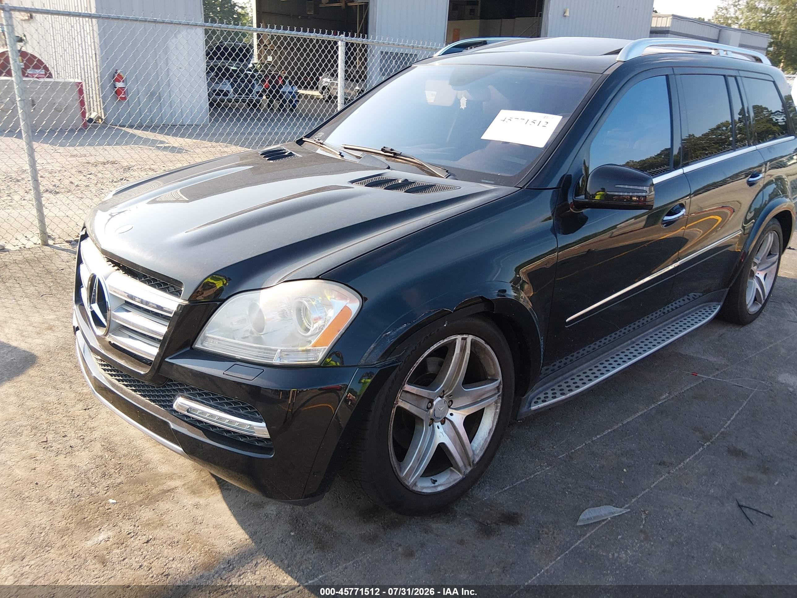 2011 Mercedes-benz Gl 550 4matic Black vin: 4JGBF8GE5BA657649