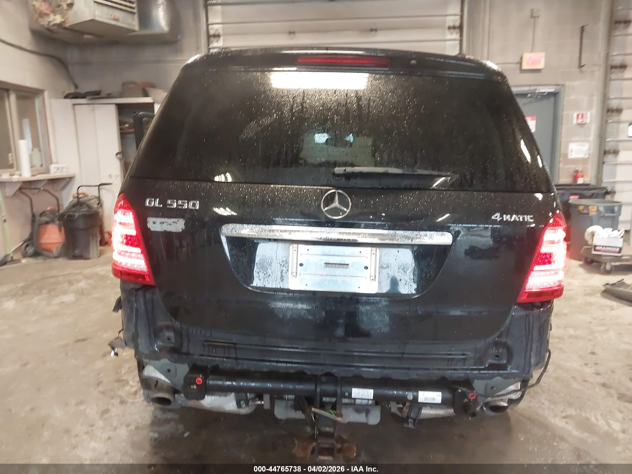 2011 Mercedes-benz Gl 550 4matic Black vin: 4JGBF8GE6BA705384