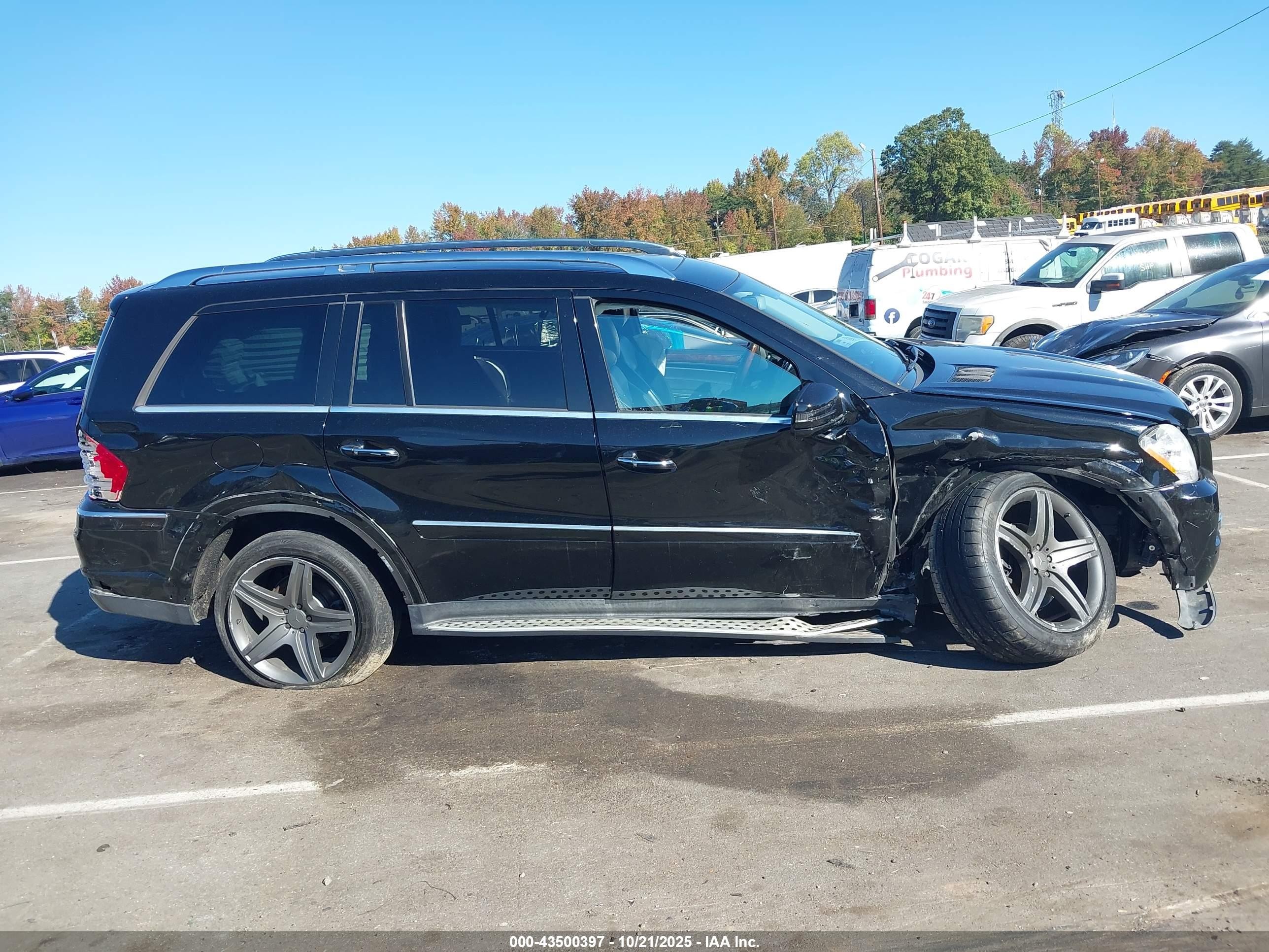 2011 Mercedes-benz Gl 550 4matic Black vin: 4JGBF8GE7BA726034