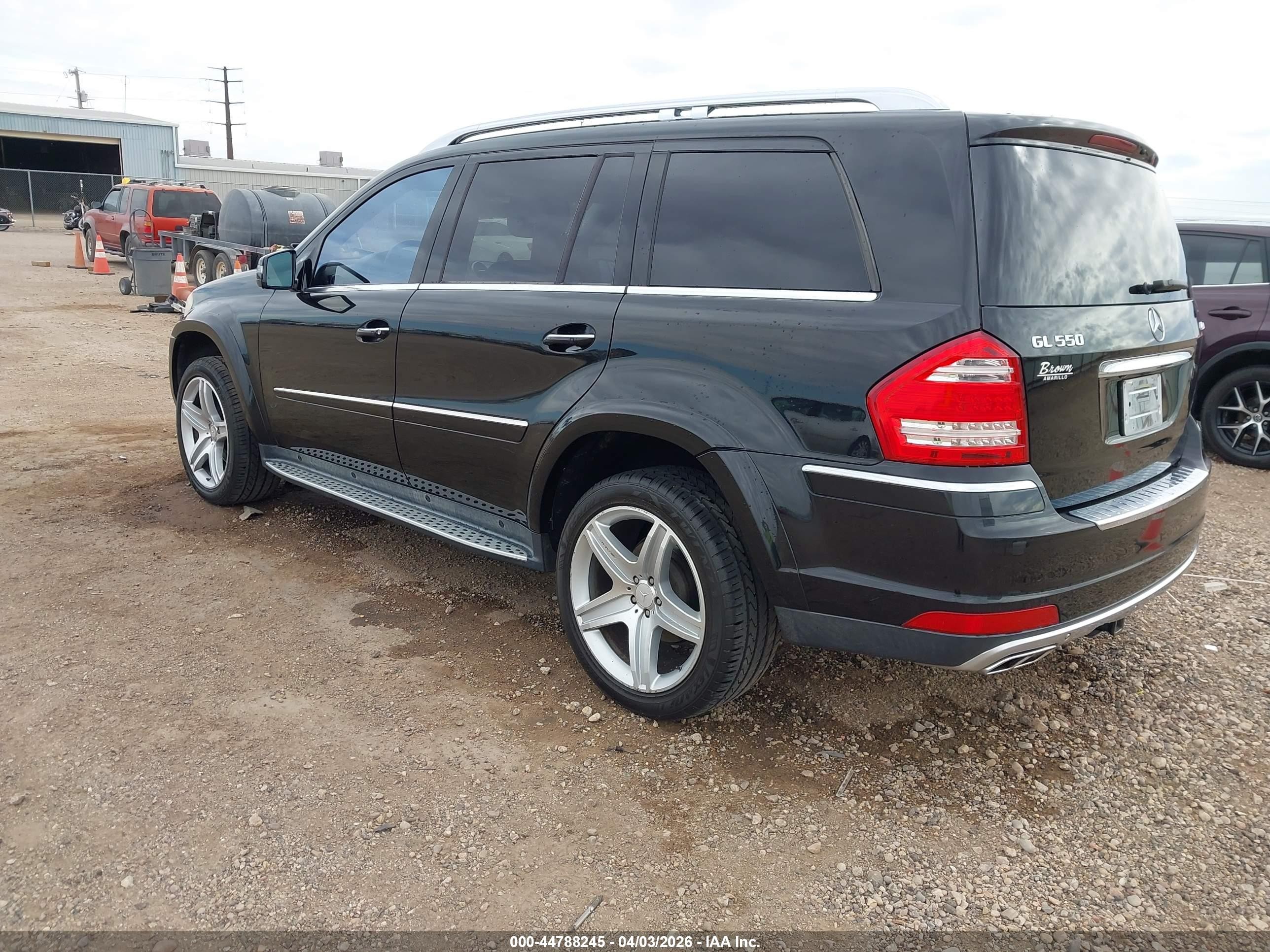 2011 Mercedes-benz Gl 550 4matic Black vin: 4JGBF8GE9BA707016
