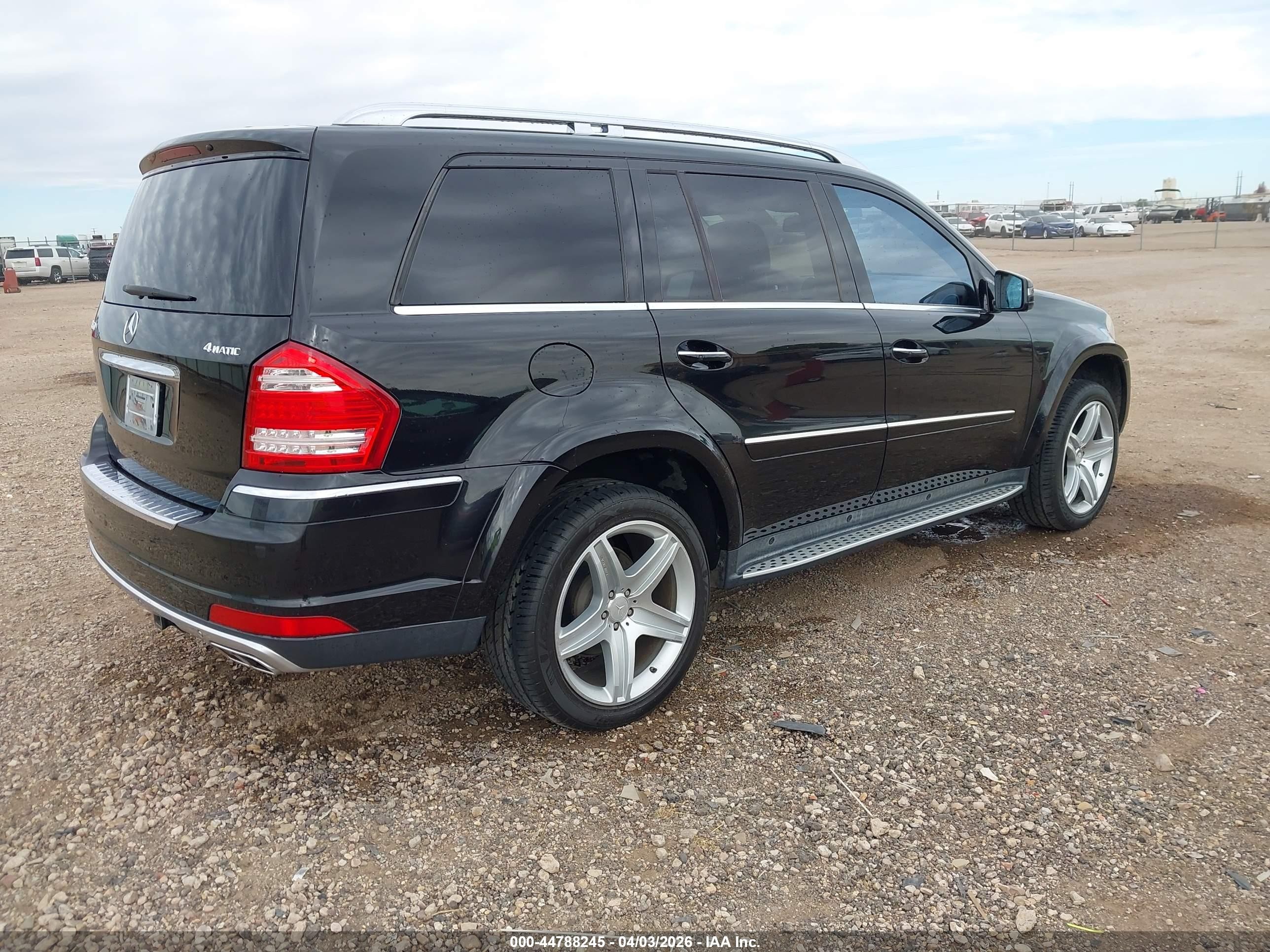 2011 Mercedes-benz Gl 550 4matic Black vin: 4JGBF8GE9BA707016