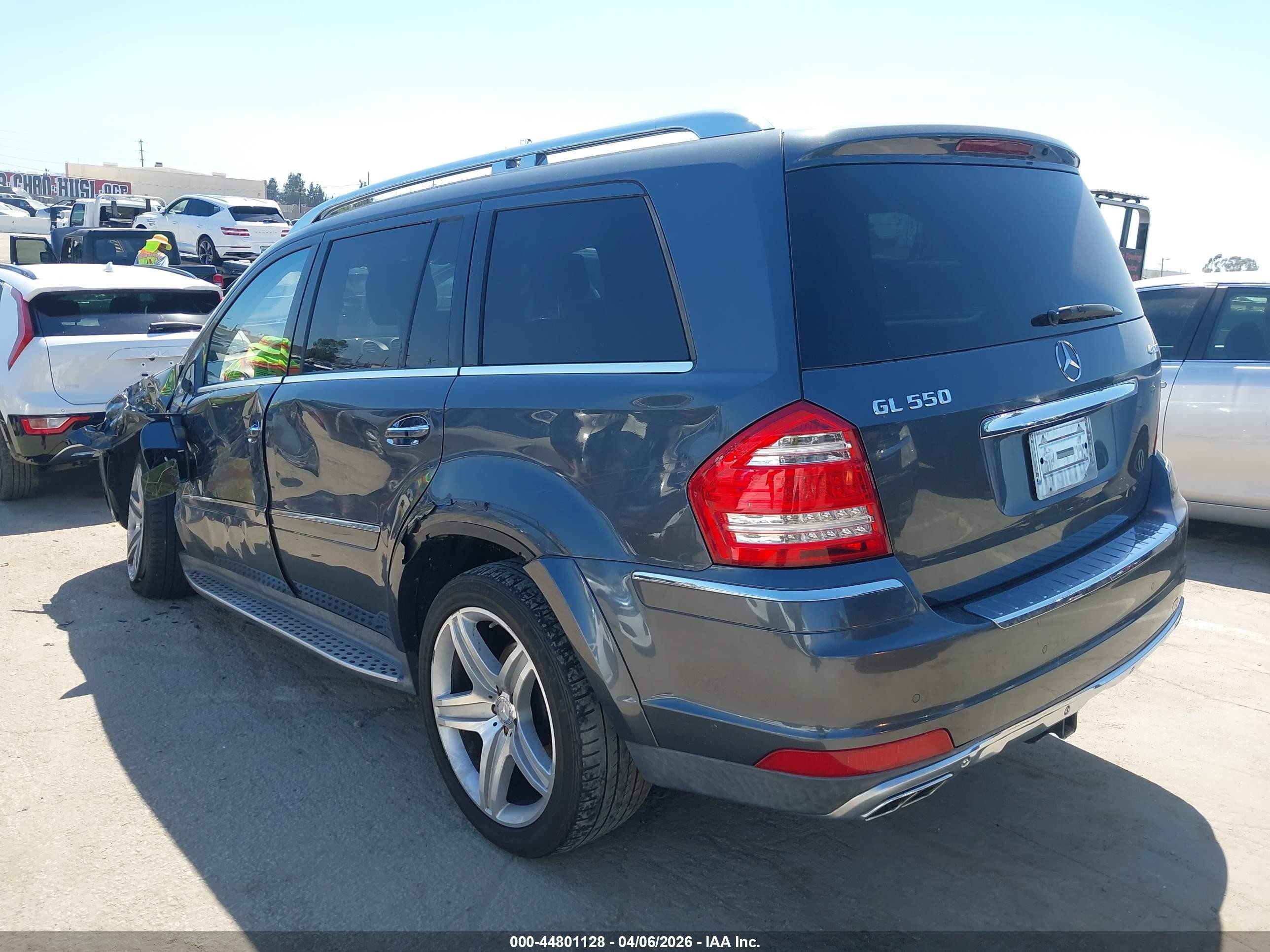 2011 Mercedes-benz Gl 550 4matic Черный vin: 4JGBF8GE9BA708019