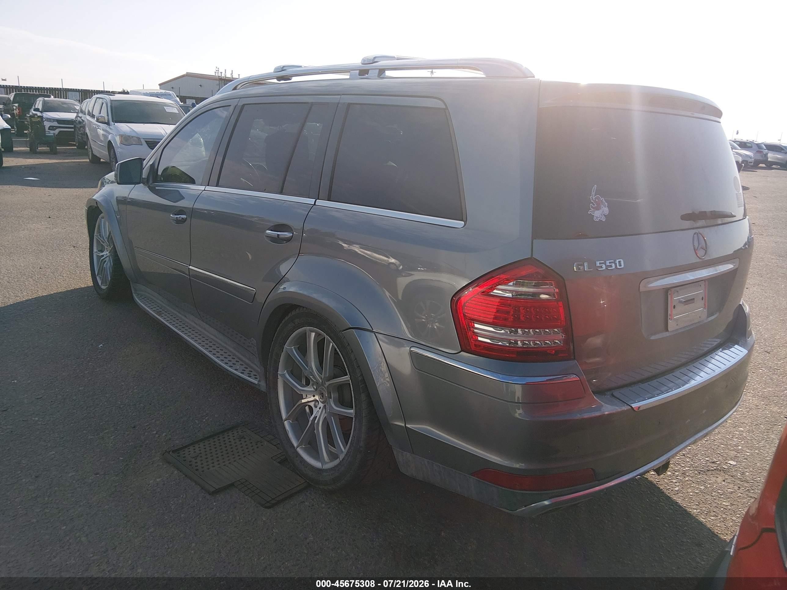 2011 Mercedes-benz Gl 550 4matic Blue vin: 4JGBF8GEXBA683082