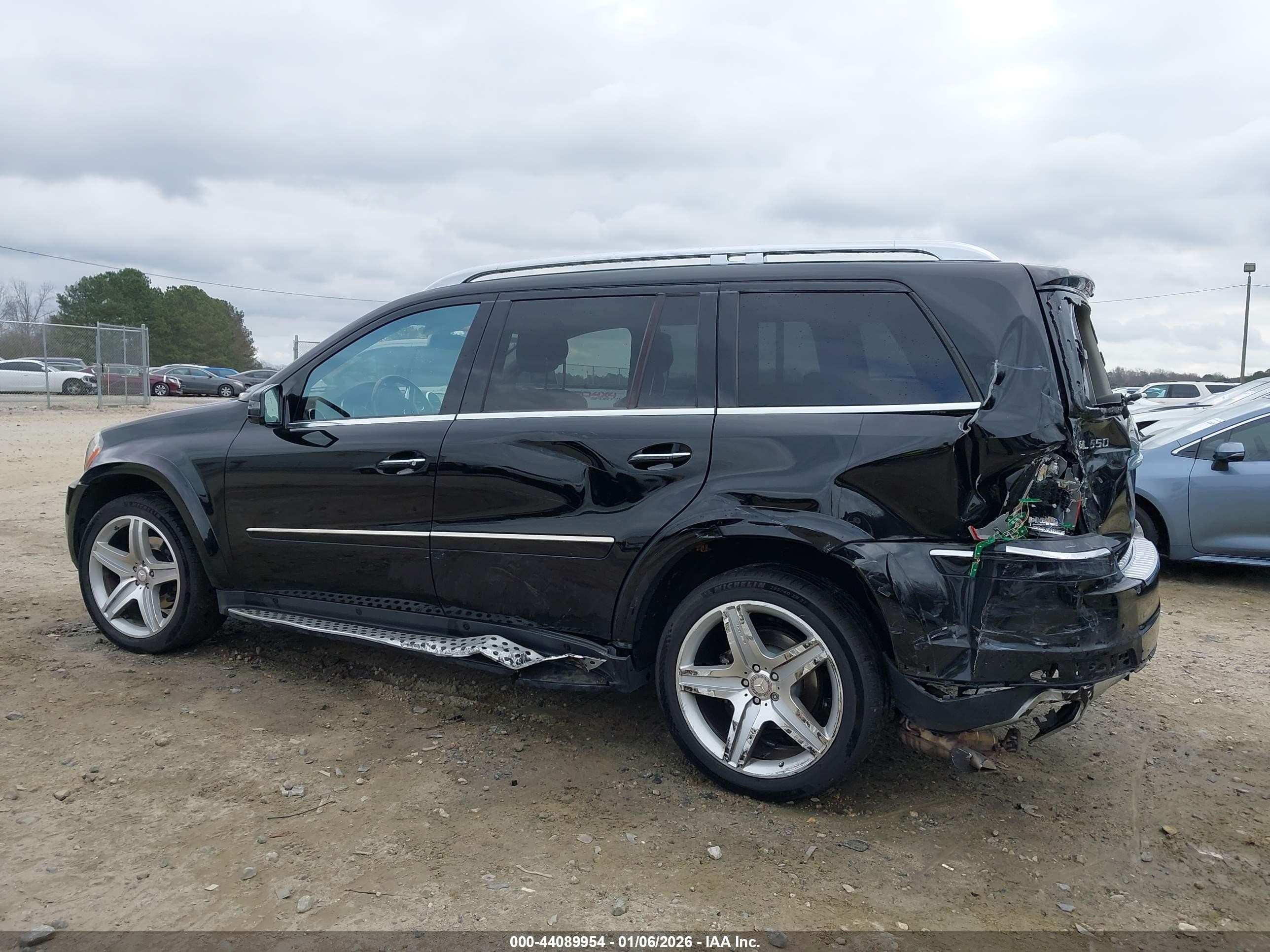 2011 Mercedes-benz Gl 550 4matic Black vin: 4JGBF8GEXBA750019