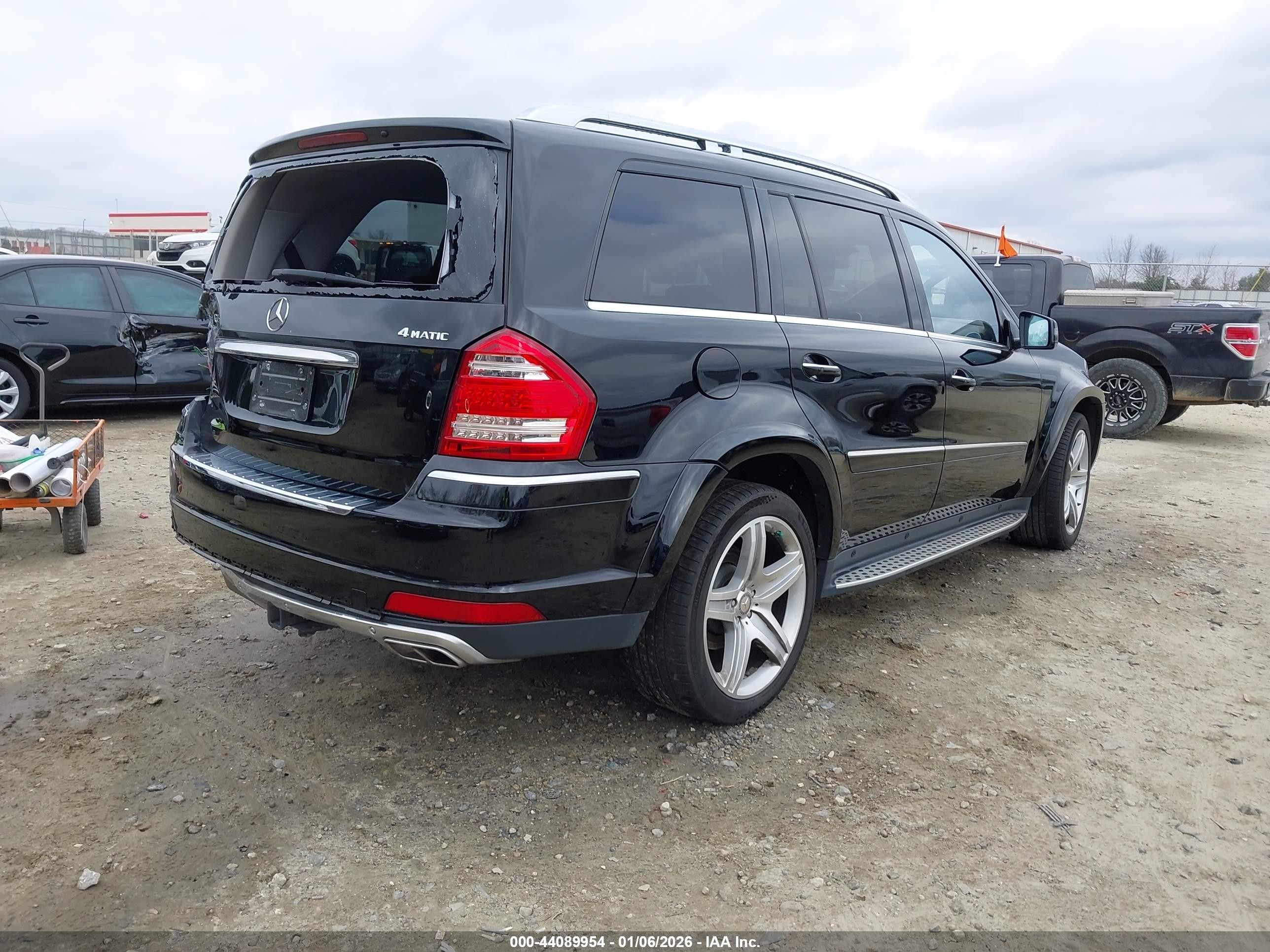 2011 Mercedes-benz Gl 550 4matic Black vin: 4JGBF8GEXBA750019