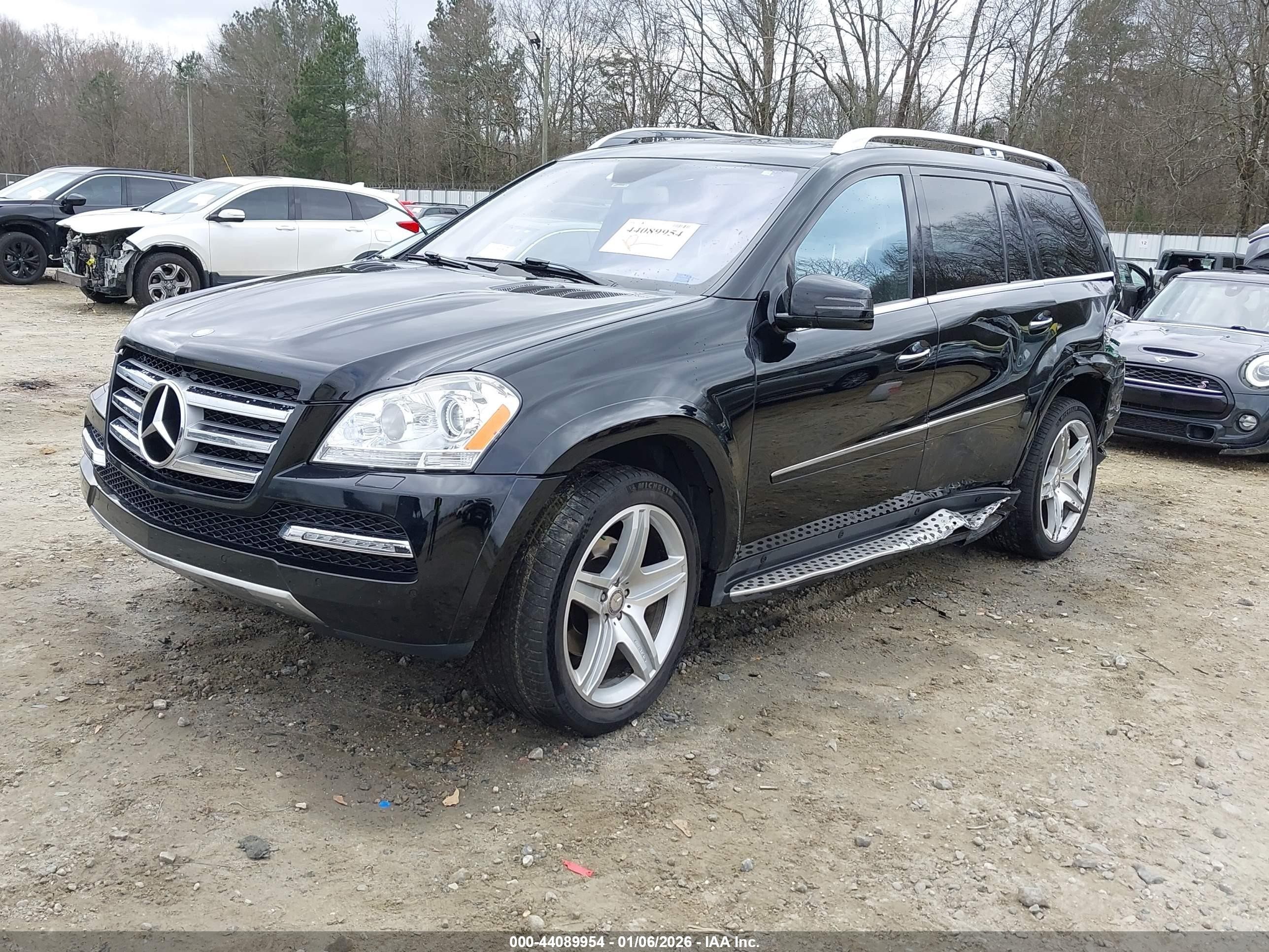 2011 Mercedes-benz Gl 550 4matic Black vin: 4JGBF8GEXBA750019