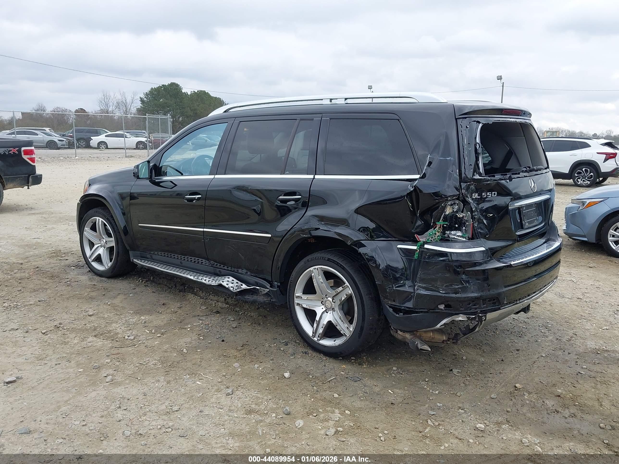 2011 Mercedes-benz Gl 550 4matic Black vin: 4JGBF8GEXBA750019