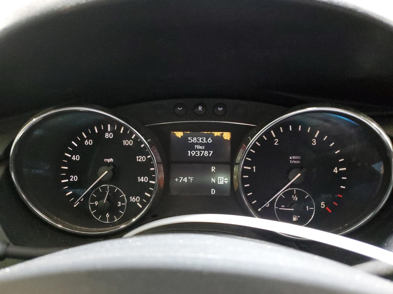 2008 Mercedes-benz R 320 Cdi Black vin: 4JGCB22E28A066532