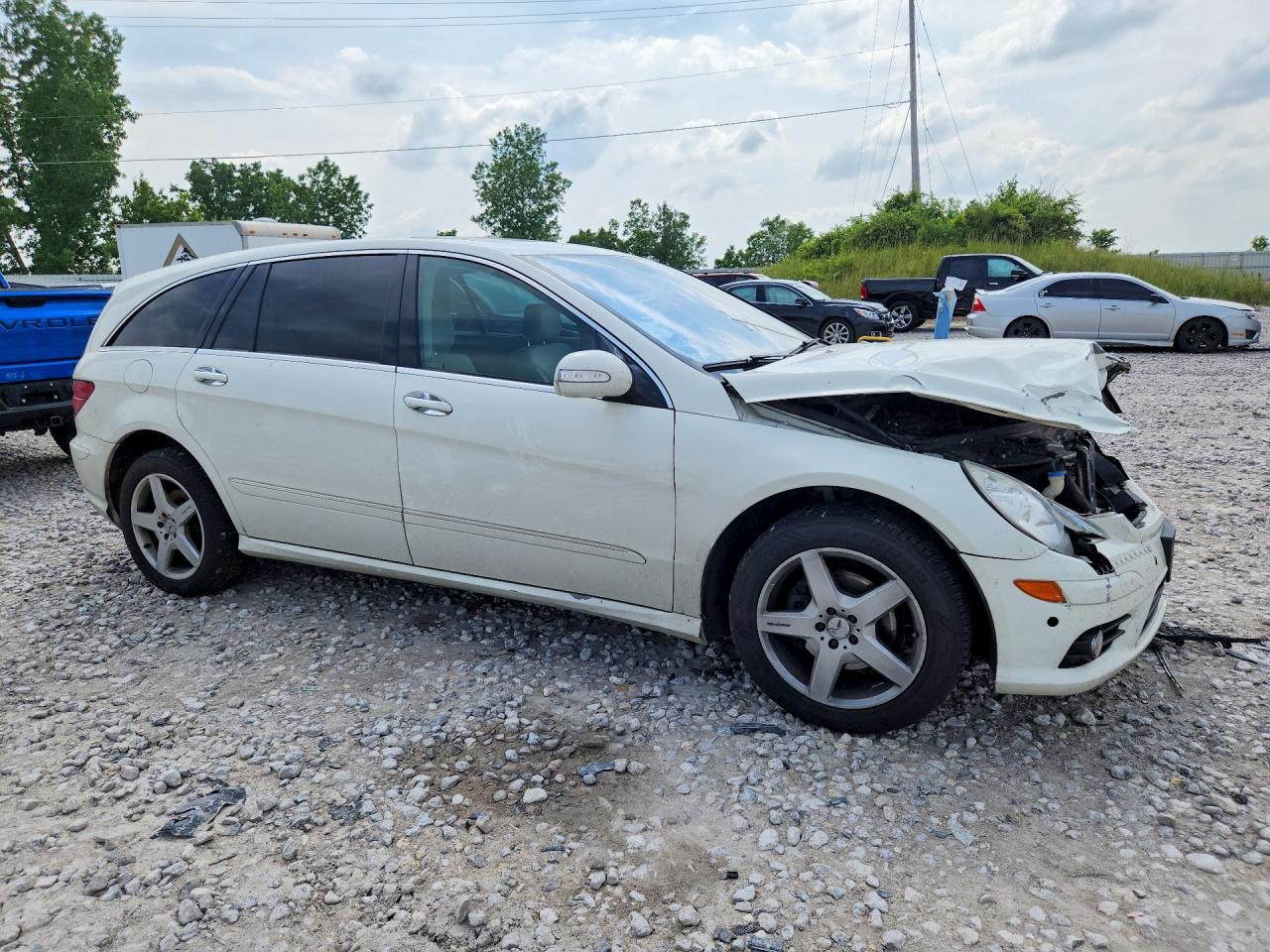 2008 Mercedes-benz R 320 Cdi White vin: 4JGCB22E38A086515