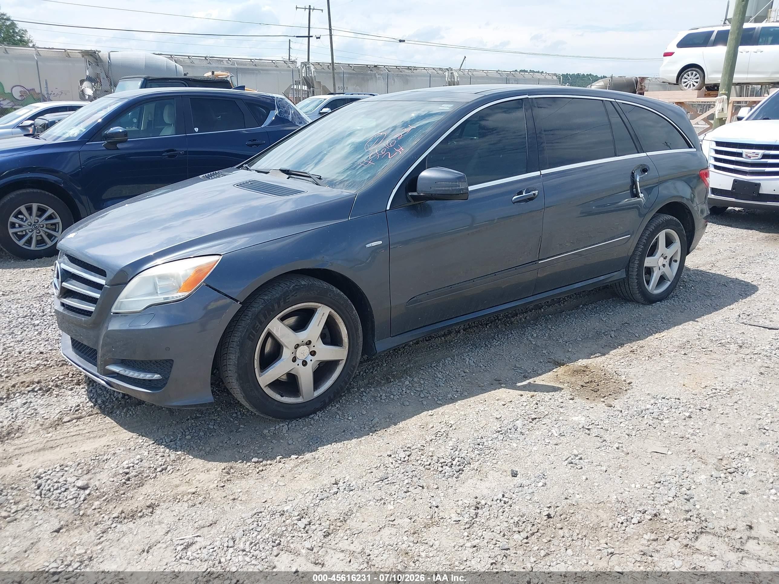2012 Mercedes-benz R 350 Bluetec 4matic Синий vin: 4JGCB2FE8CA146419
