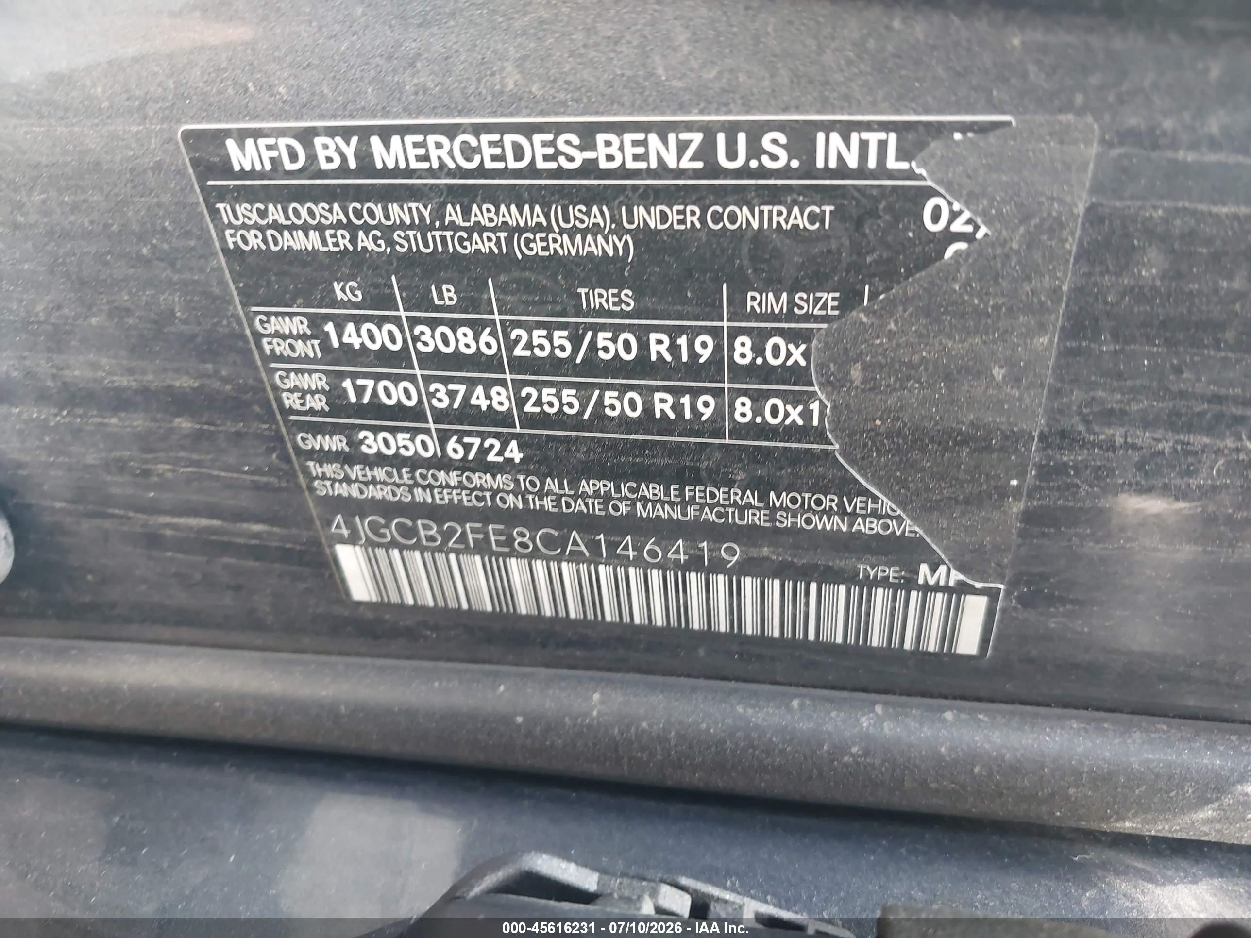 2012 Mercedes-benz R 350 Bluetec 4matic Синий vin: 4JGCB2FE8CA146419