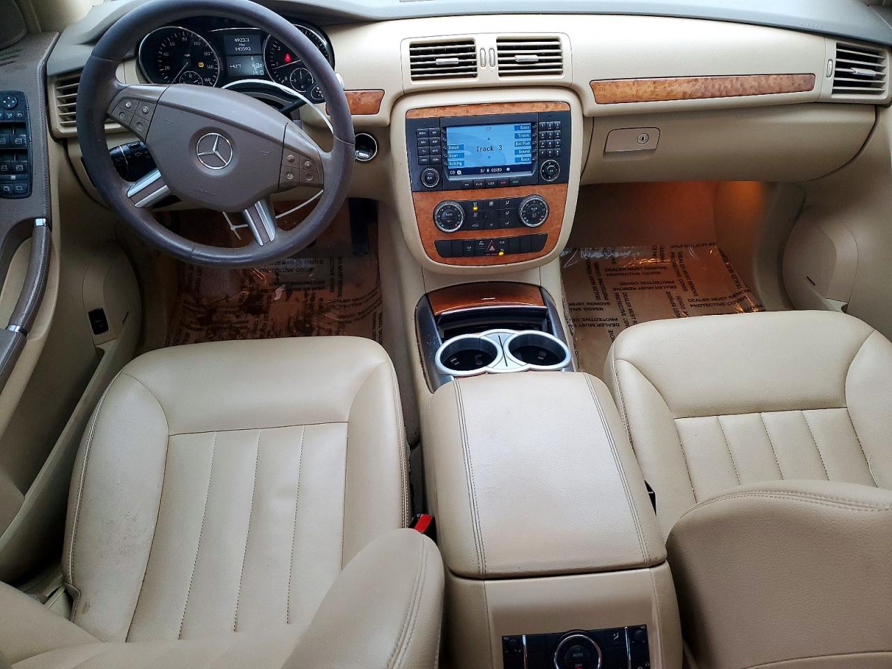 2008 Mercedes-benz R 350 White vin: 4JGCB56E08A066928