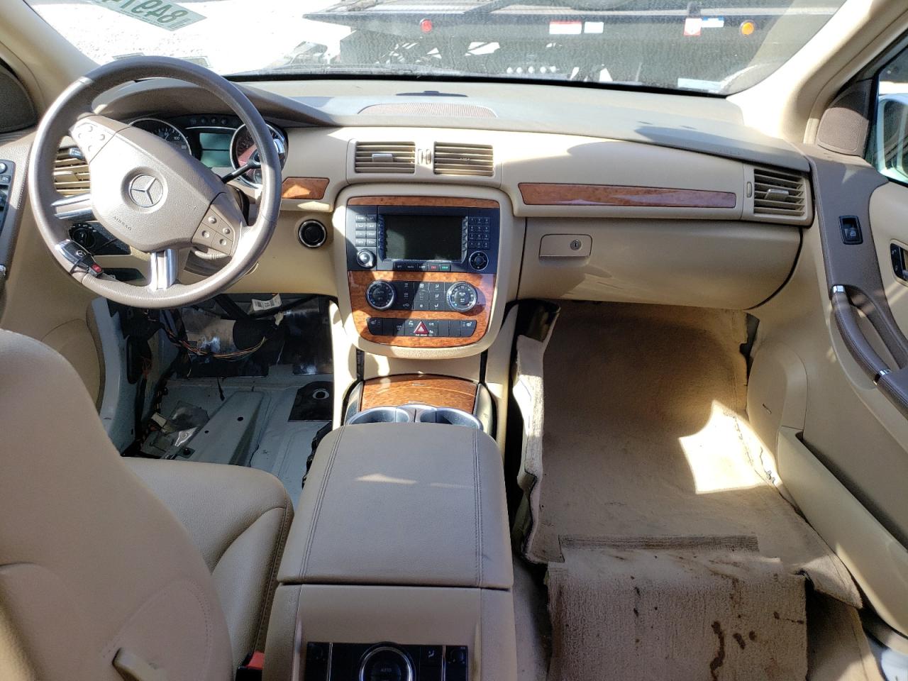 2008 Mercedes-benz R 350 White vin: 4JGCB56E08A066962