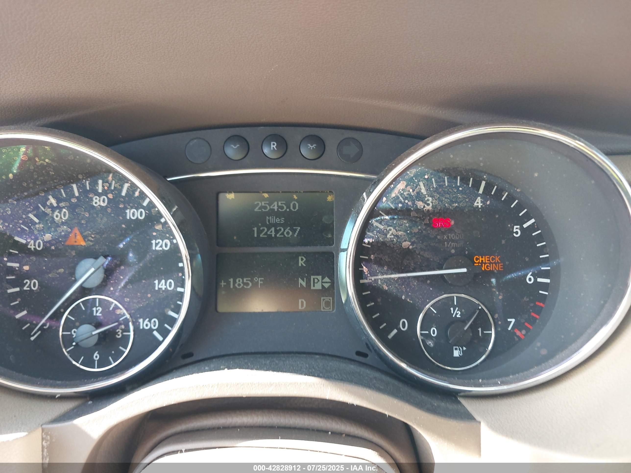 2008 Mercedes-benz R 350   Burgundy vin: 4JGCB56E18A068011