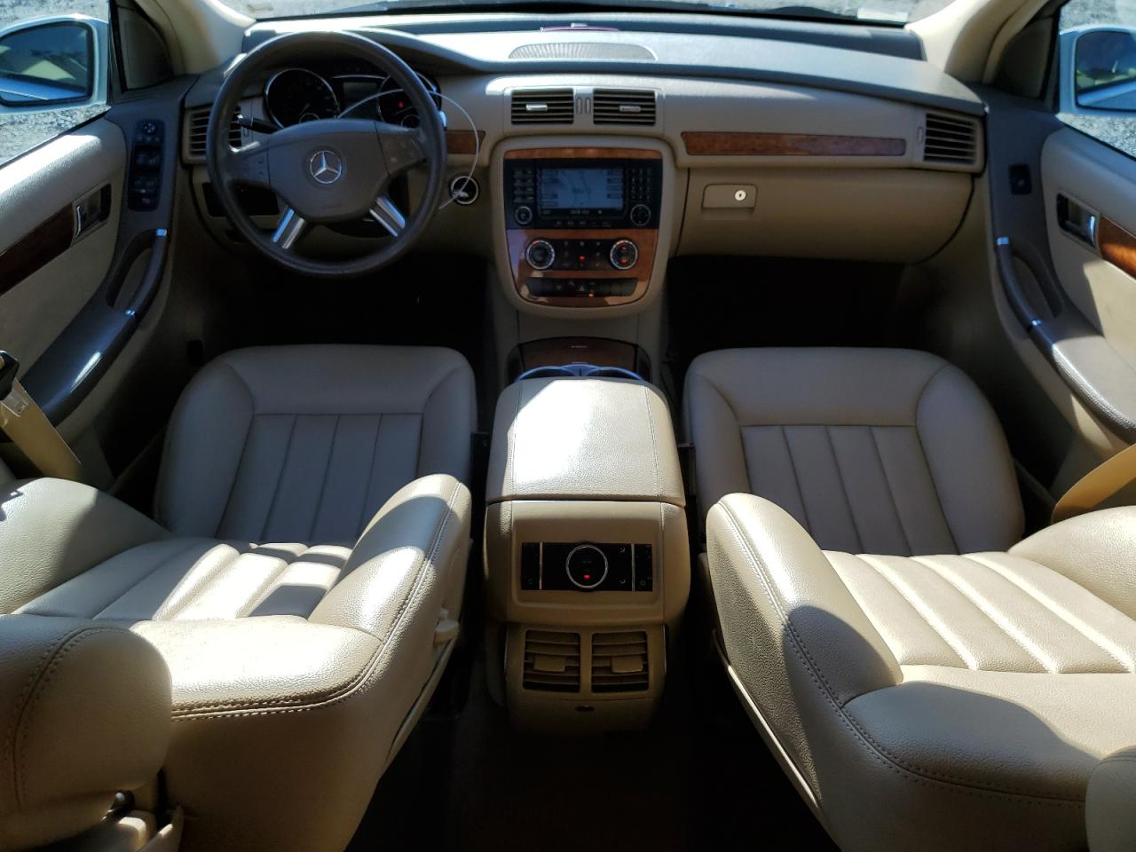 2008 Mercedes-benz R 350 White vin: 4JGCB56E38A066308