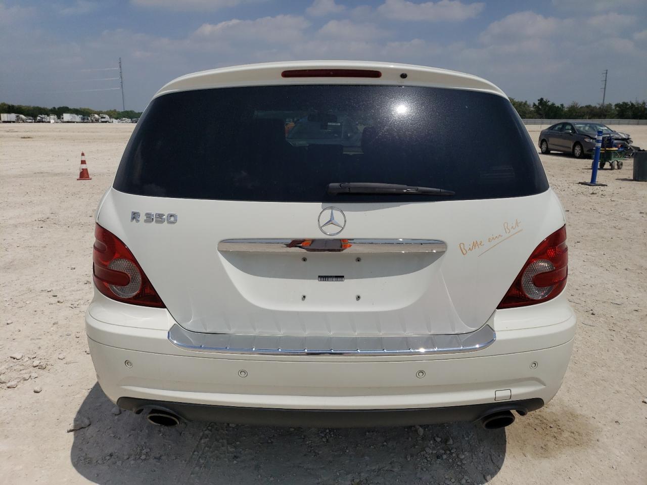2008 Mercedes-benz R 350 White vin: 4JGCB56E48A063840