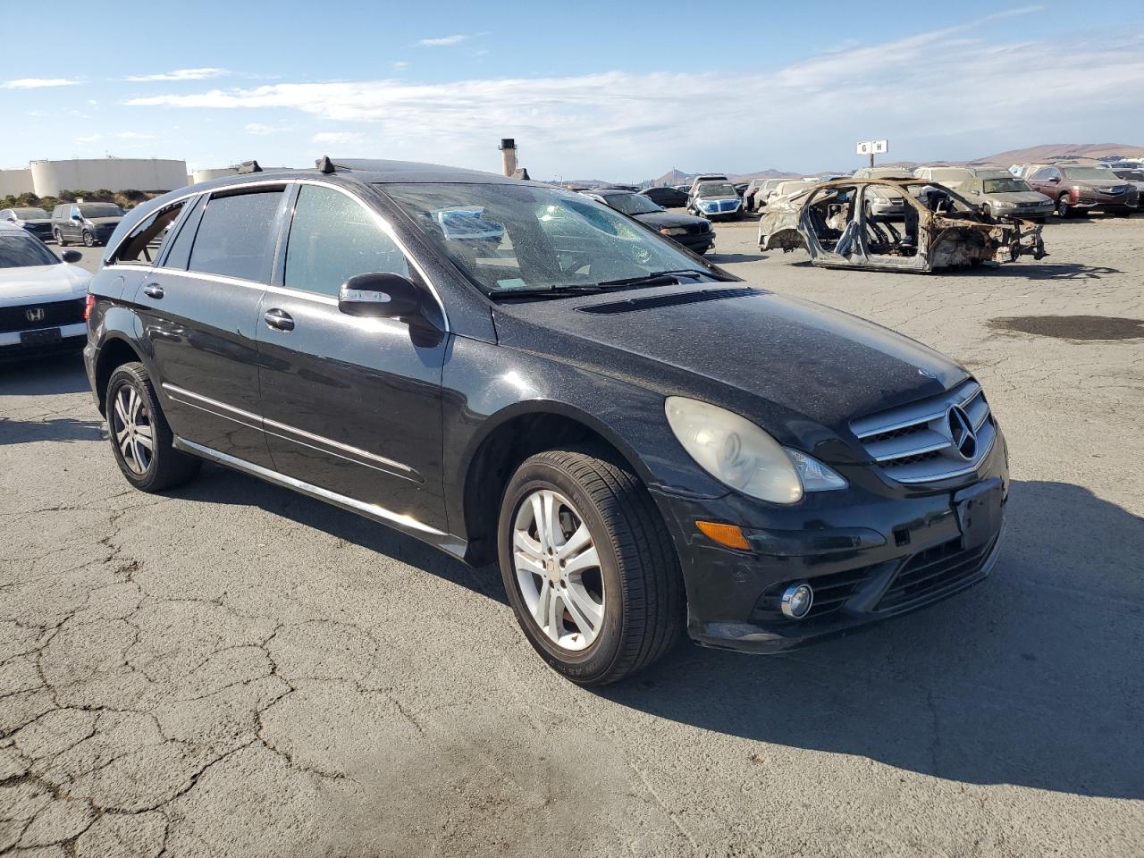 2008 Mercedes-benz R 350 Black vin: 4JGCB56E48A077253