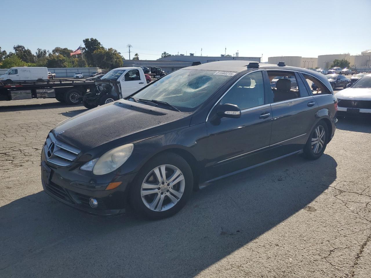 2008 Mercedes-benz R 350 Black vin: 4JGCB56E48A077253