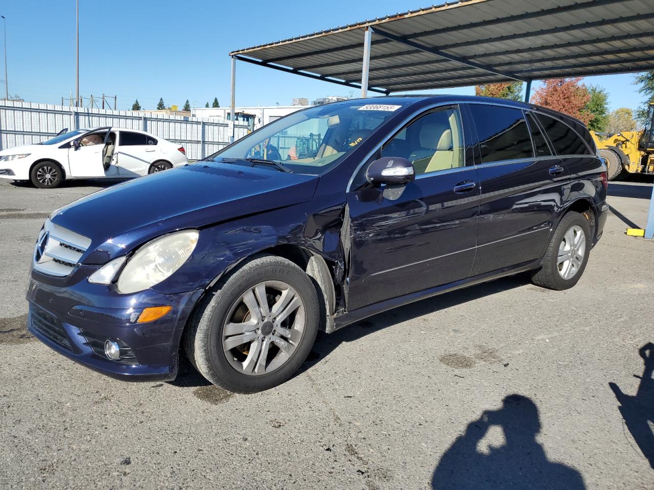 2008 Mercedes-benz R 350 Blue vin: 4JGCB56EX8A067665