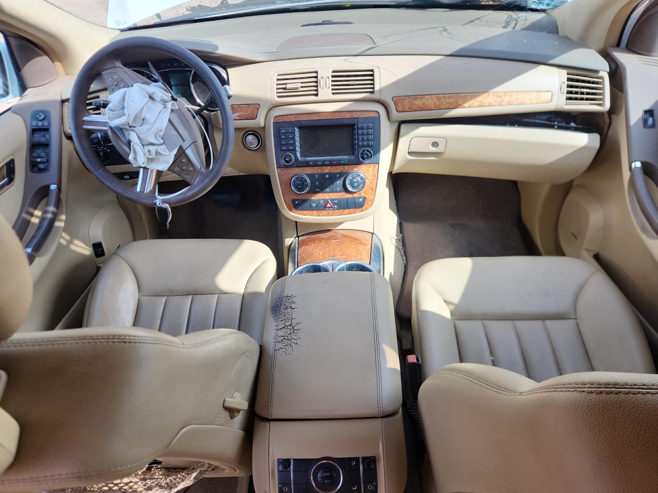 2008 Mercedes-benz R 350 White vin: 4JGCB56EX8A068752