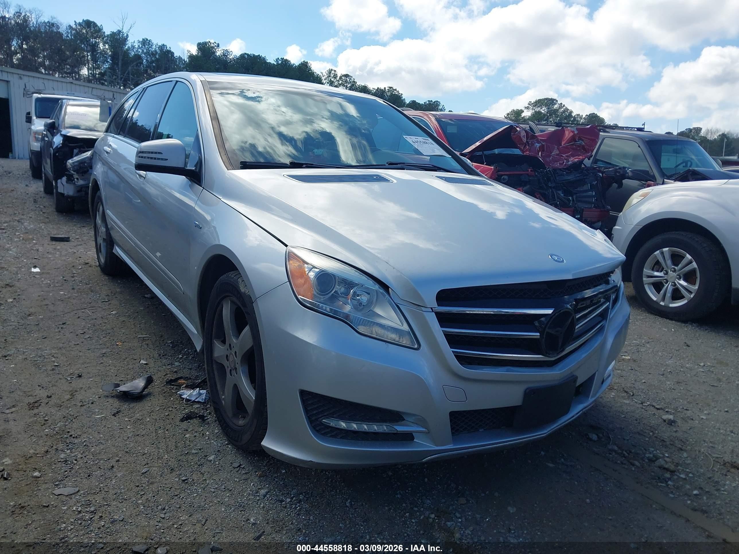 2012 Mercedes-benz R 350 4matic Silver vin: 4JGCB5HE0CA139852