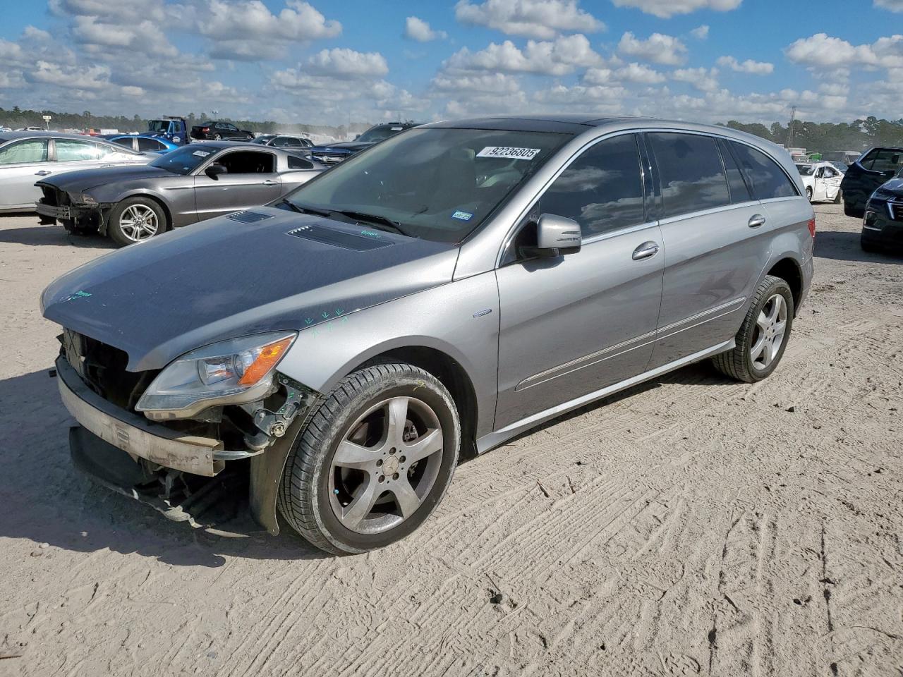 2012 Mercedes-benz R 350 4matic Silver vin: 4JGCB5HE0CA140161