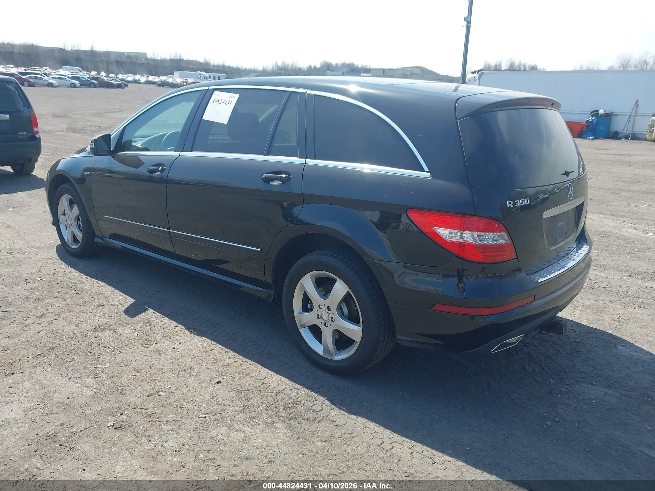 2012 Mercedes-benz R 350 4matic Black vin: 4JGCB5HE2CA138105