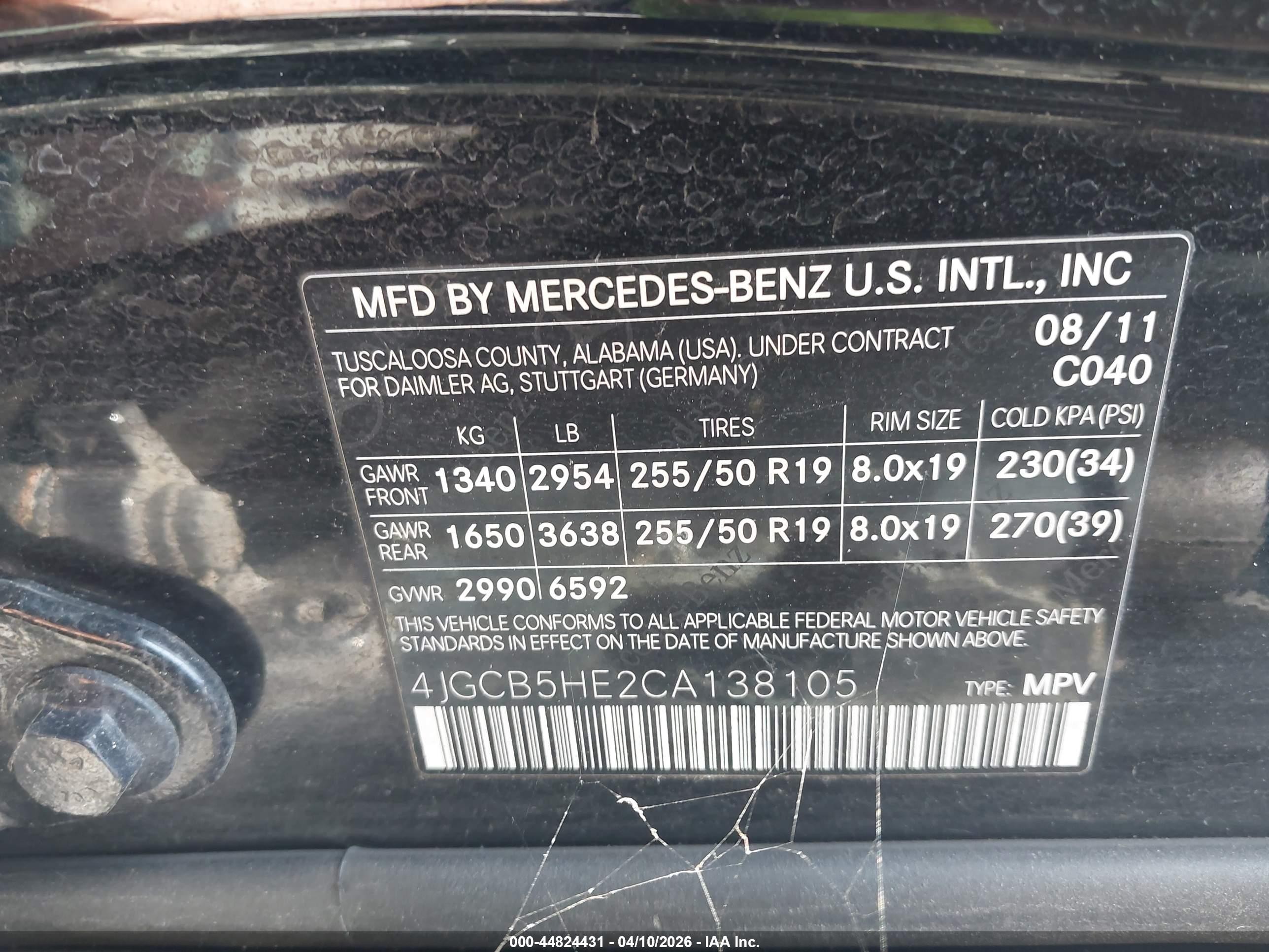 2012 Mercedes-benz R 350 4matic Black vin: 4JGCB5HE2CA138105