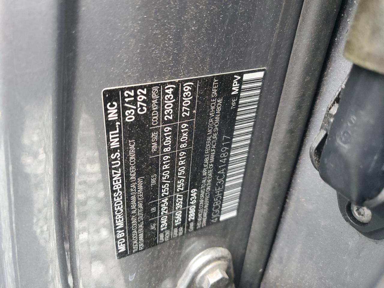 2012 Mercedes-benz R 350 4matic   Silver vin: 4JGCB5HE3CA148917