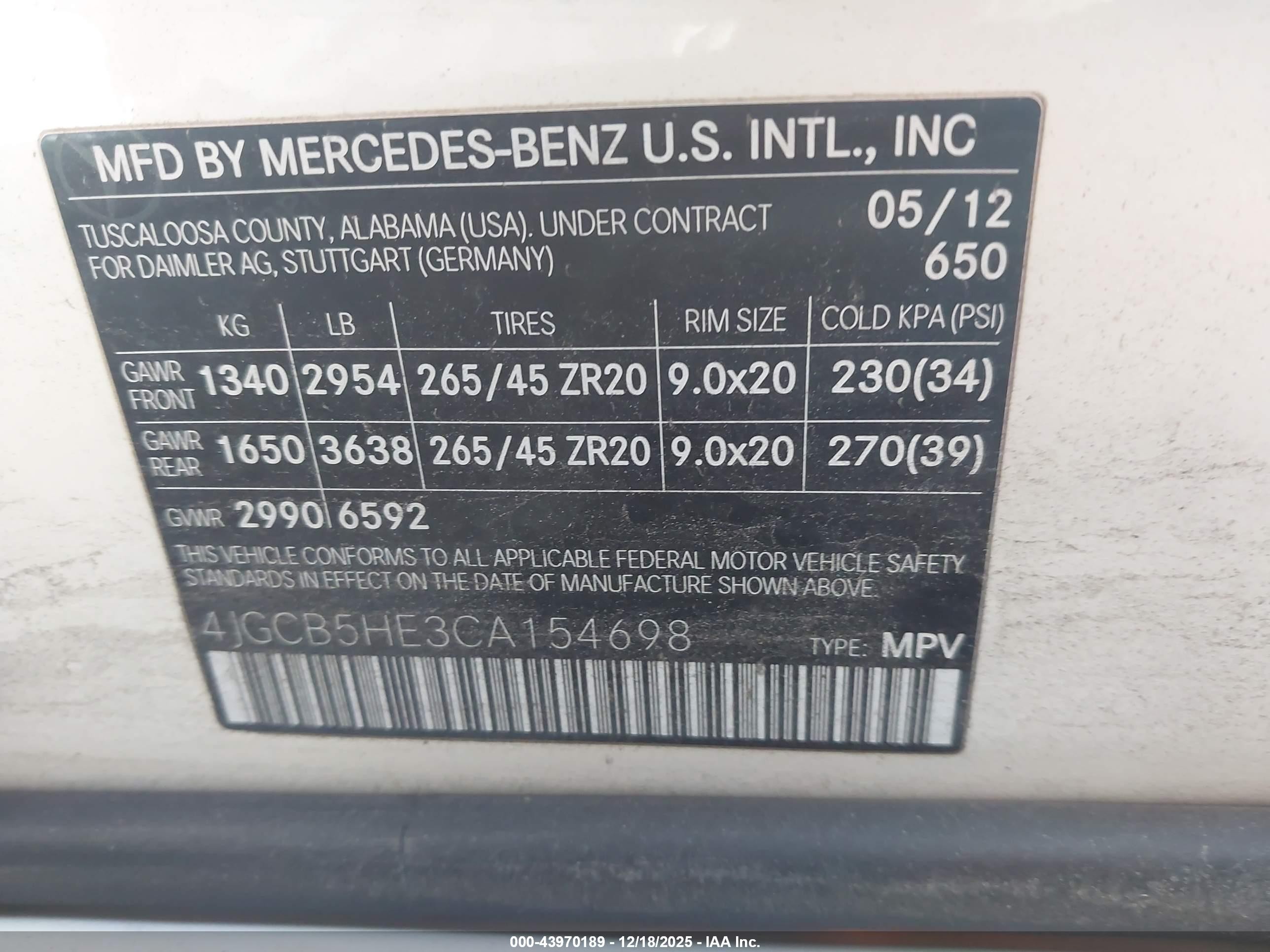 2012 Mercedes-benz R 350 4matic Белый vin: 4JGCB5HE3CA154698