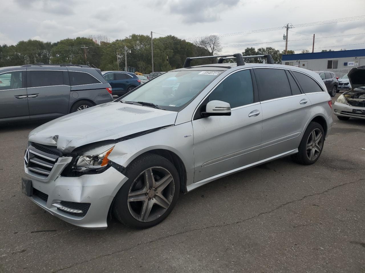 2012 Mercedes-benz R 350 4matic Silver vin: 4JGCB5HE4CA142950