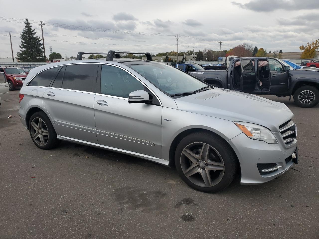 2012 Mercedes-benz R 350 4matic Silver vin: 4JGCB5HE4CA142950