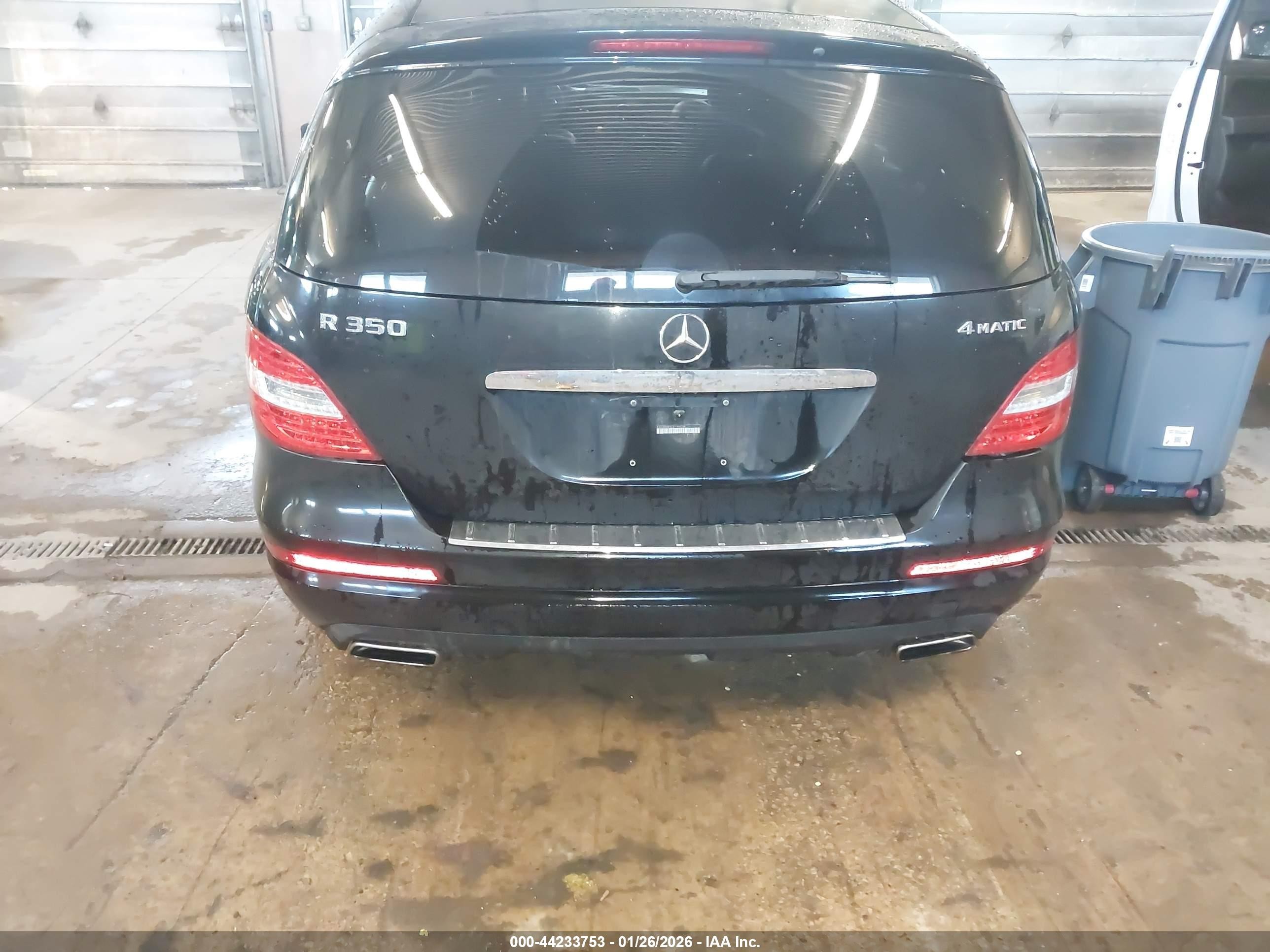 2012 Mercedes-benz R 350 4matic Black vin: 4JGCB5HE5CA146828