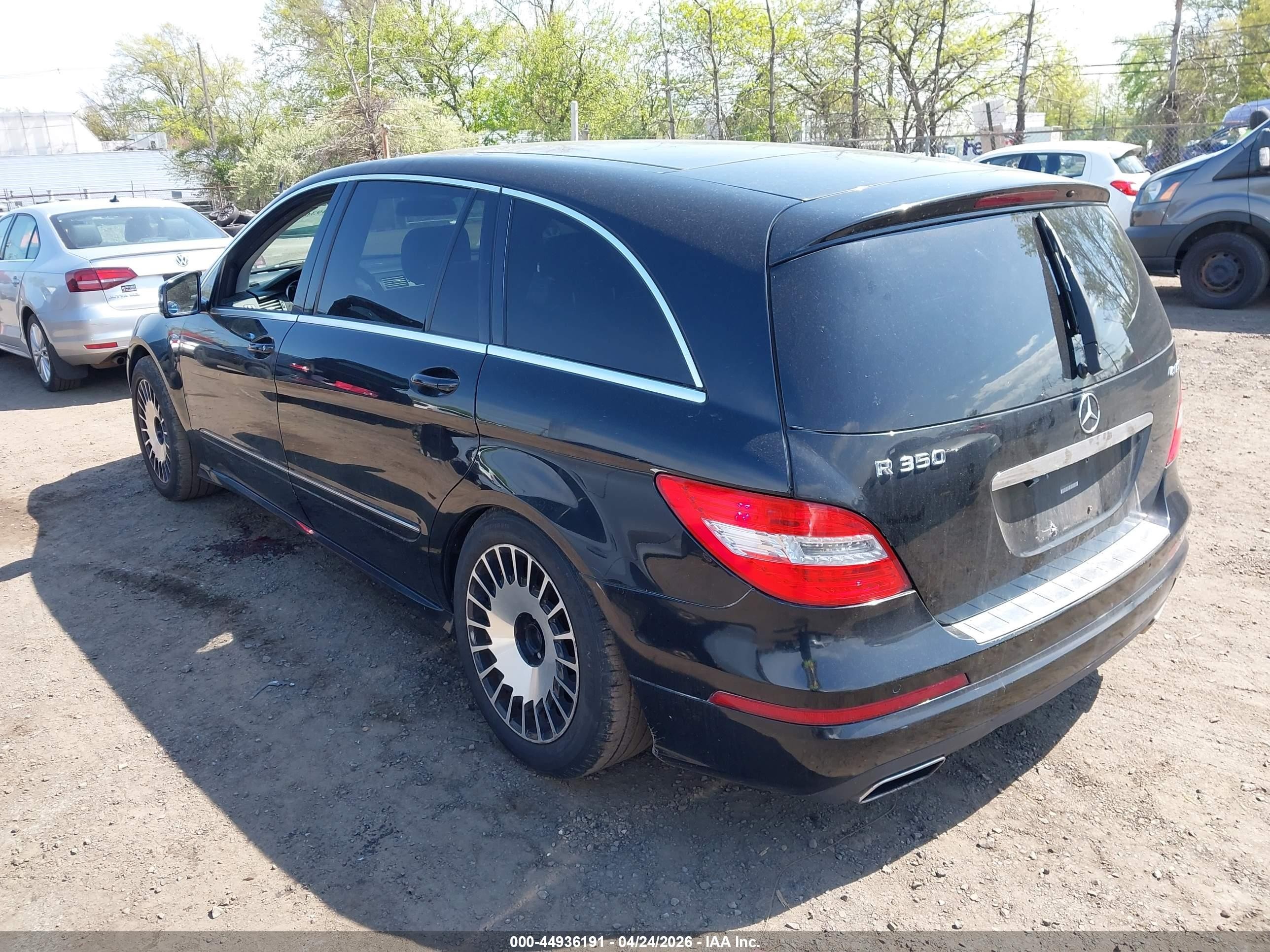 2012 Mercedes-benz R 350 4matic Black vin: 4JGCB5HE7CA138102