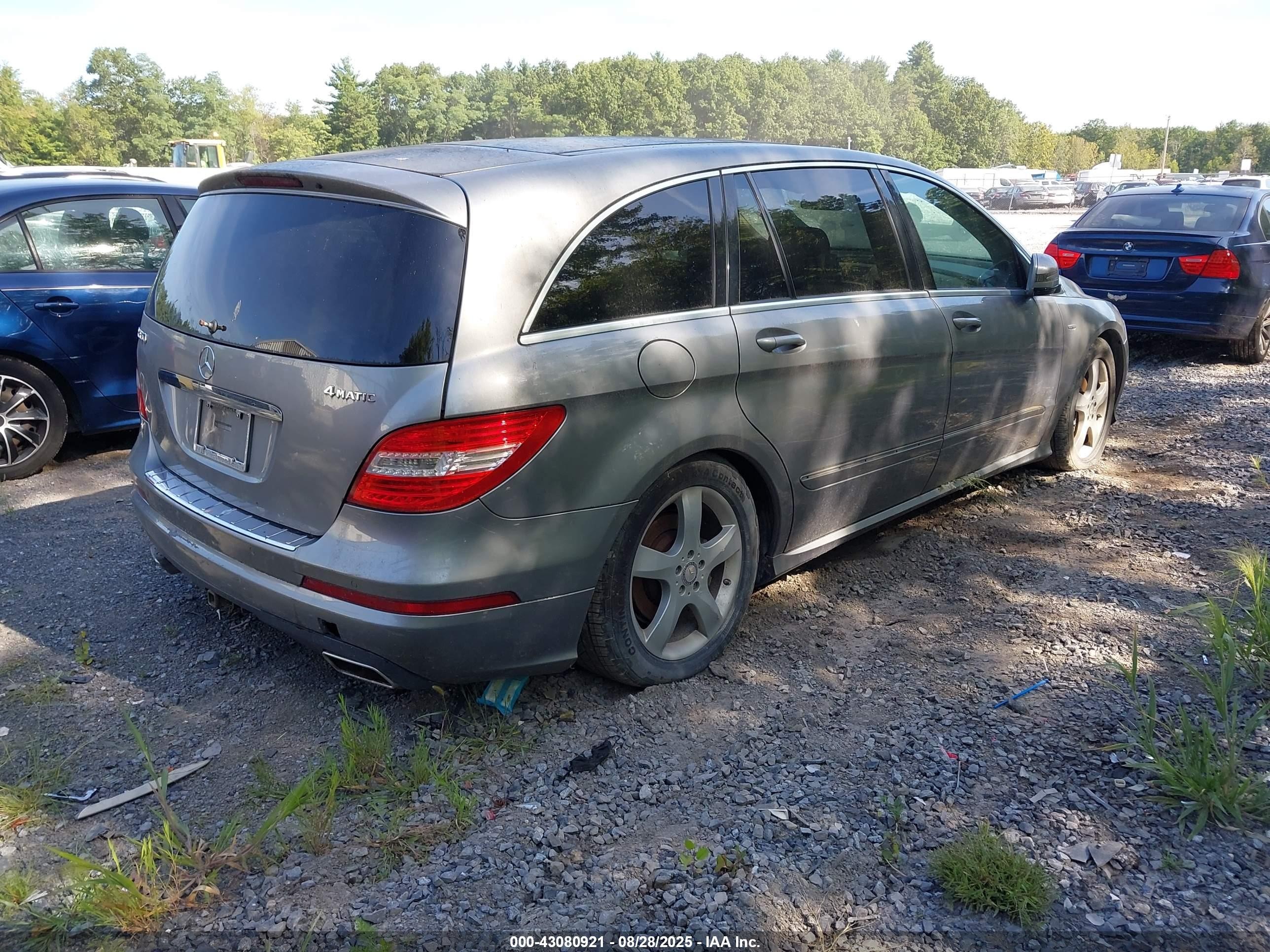 2012 Mercedes-benz R 350 4matic Gray vin: 4JGCB5HEXCA144430