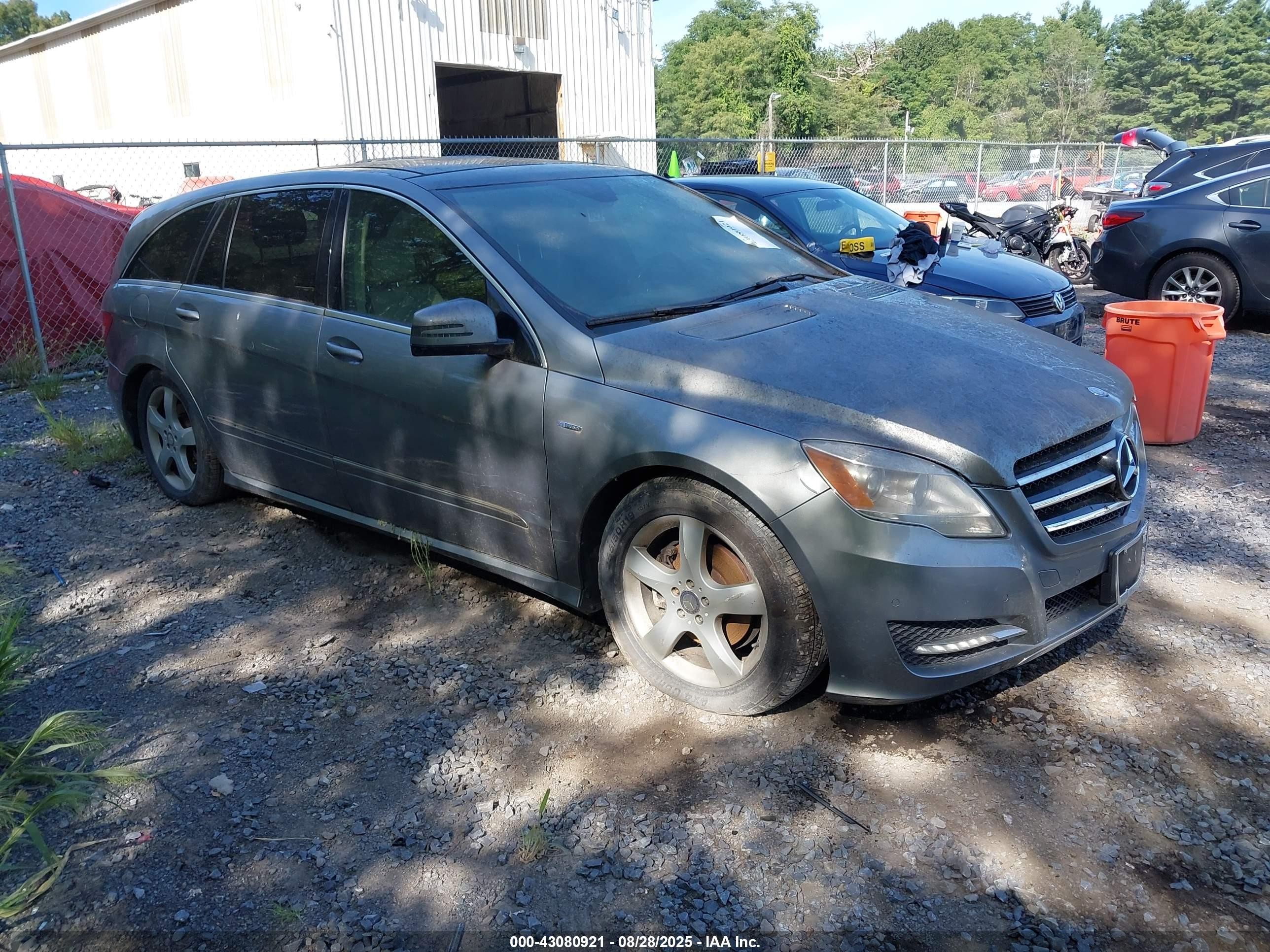 2012 Mercedes-benz R 350 4matic Gray vin: 4JGCB5HEXCA144430
