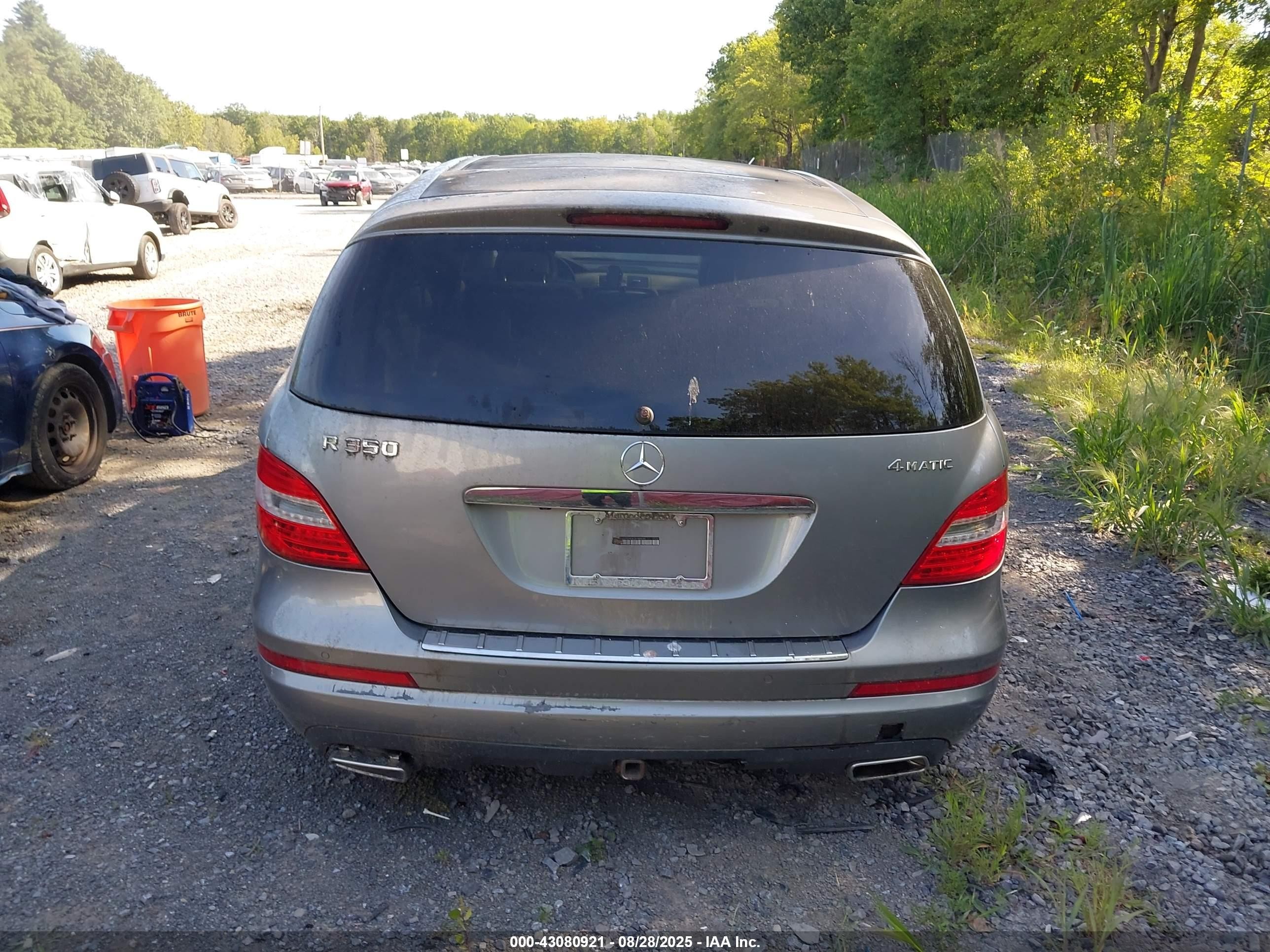 2012 Mercedes-benz R 350 4matic Gray vin: 4JGCB5HEXCA144430