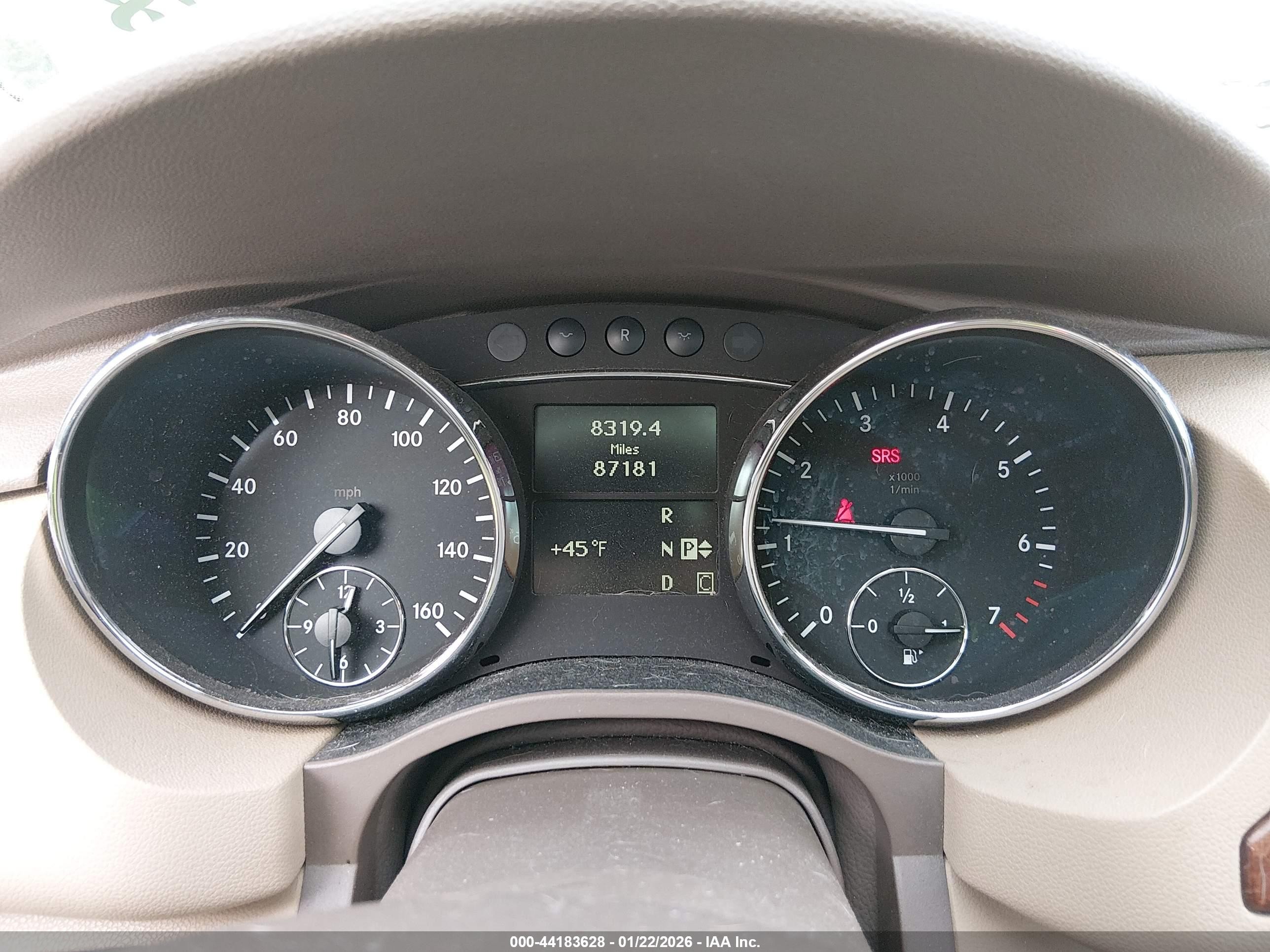 2007 Mercedes-benz R 350 4matic White vin: 4JGCB65E07A040464