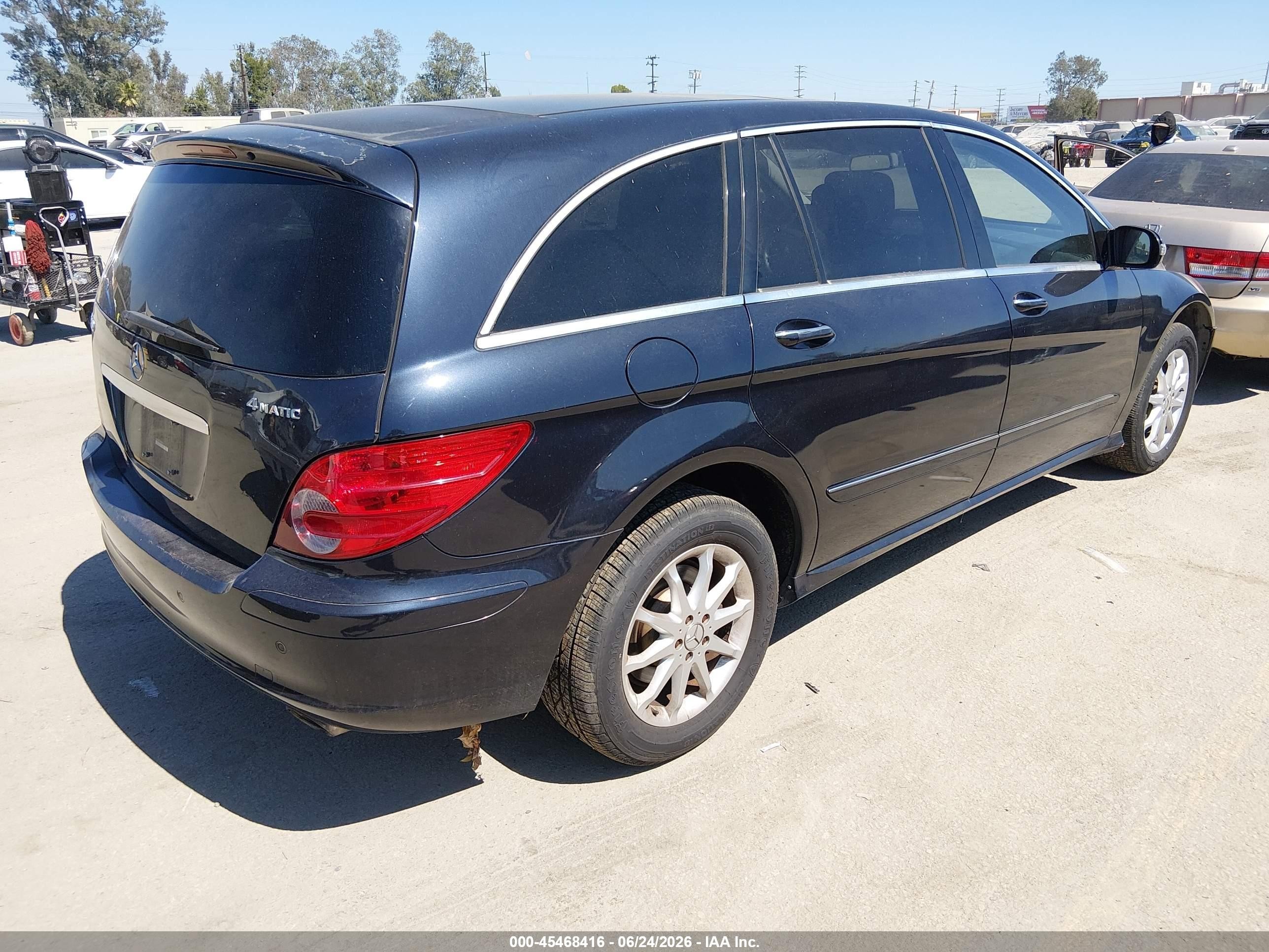 2007 Mercedes-benz R 350 Dark Blue vin: 4JGCB65E07A059032