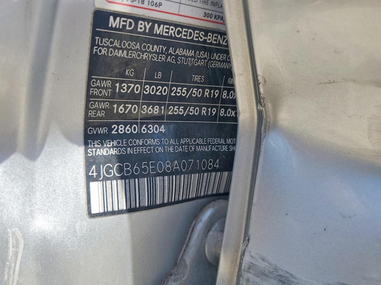 2008 Mercedes-benz R 350 Gray vin: 4JGCB65E08A071084