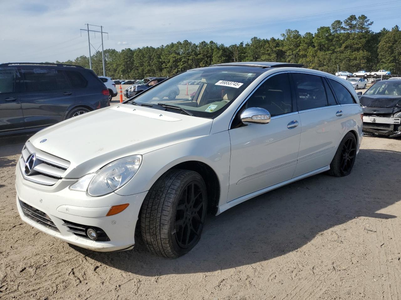 2008 Mercedes-benz R 350 White vin: 4JGCB65E08A072963