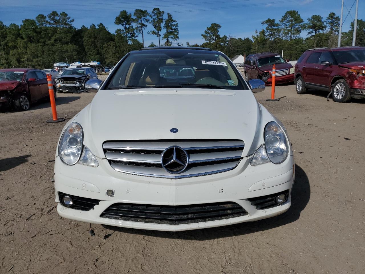 2008 Mercedes-benz R 350 White vin: 4JGCB65E08A072963