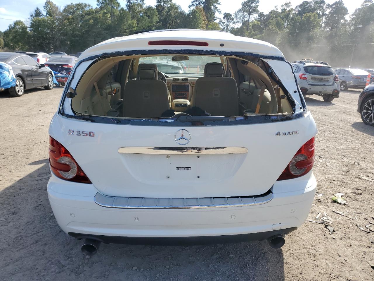 2008 Mercedes-benz R 350 White vin: 4JGCB65E08A072963