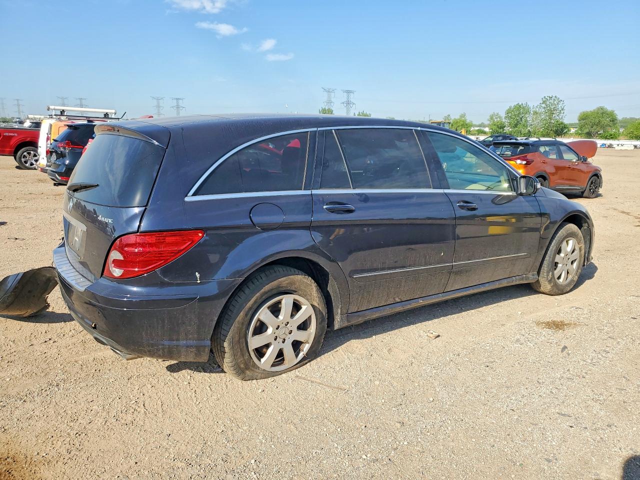 2008 Mercedes-benz R 350 Black vin: 4JGCB65E08A075197