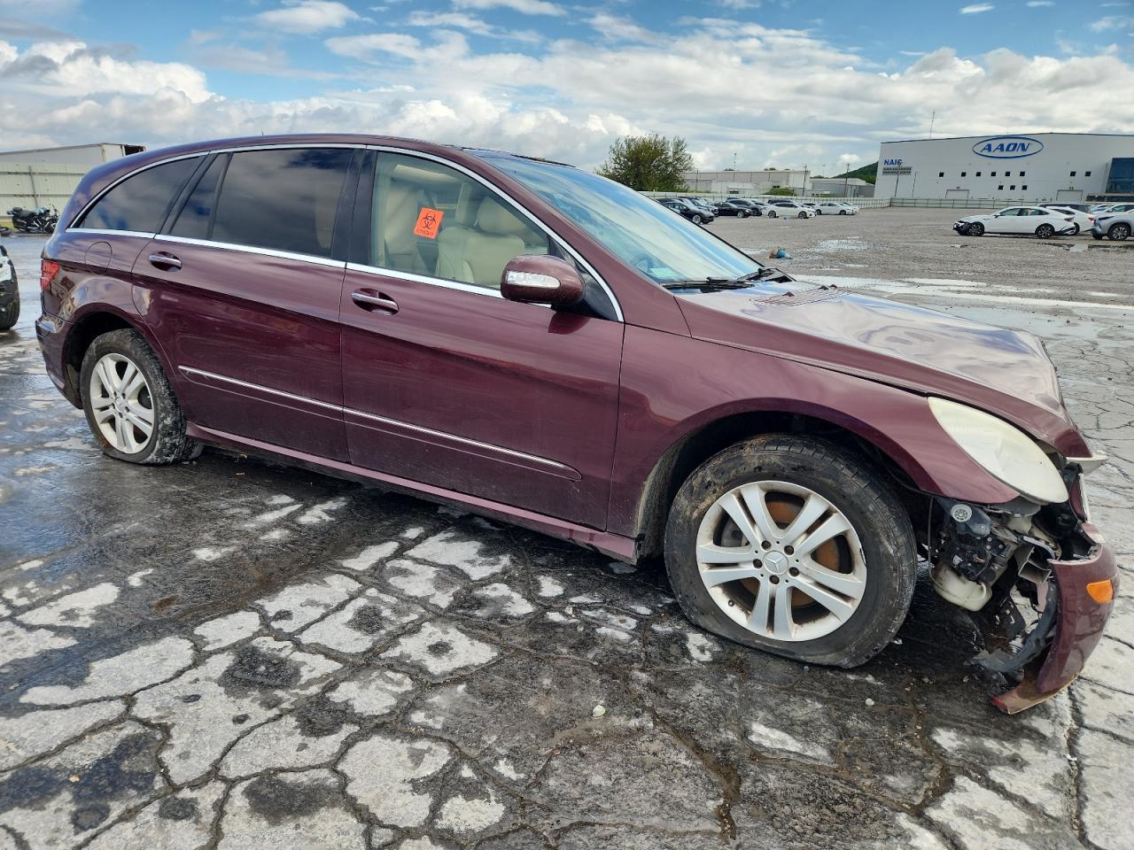 2008 Mercedes-benz R 350 Burgundy vin: 4JGCB65E08A082666