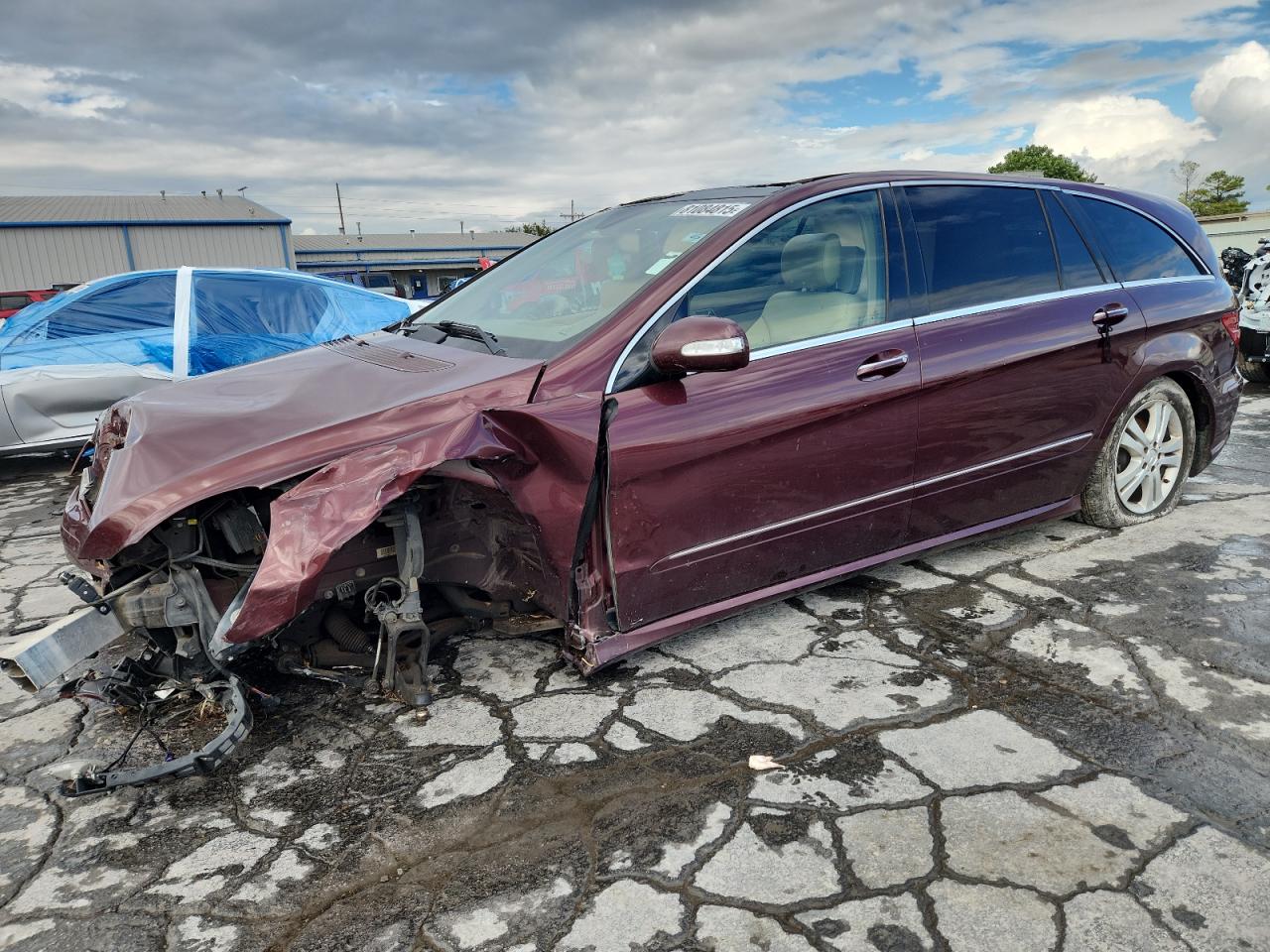 2008 Mercedes-benz R 350 Burgundy vin: 4JGCB65E08A082666