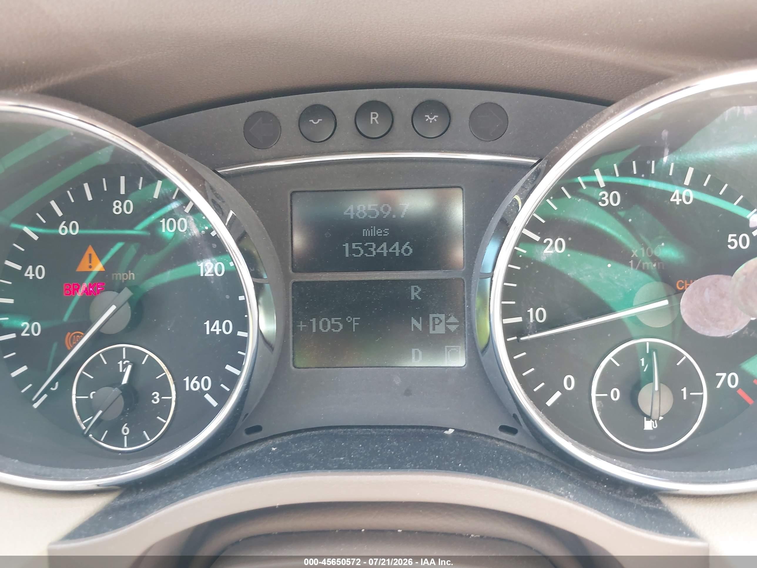 2006 Mercedes-benz R 350 4matic Белый vin: 4JGCB65E16A007424