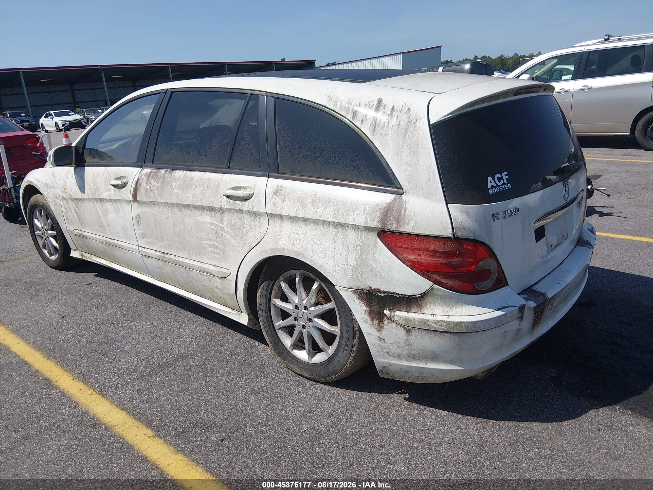 2006 Mercedes-benz R 350 4matic White vin: 4JGCB65E16A013711